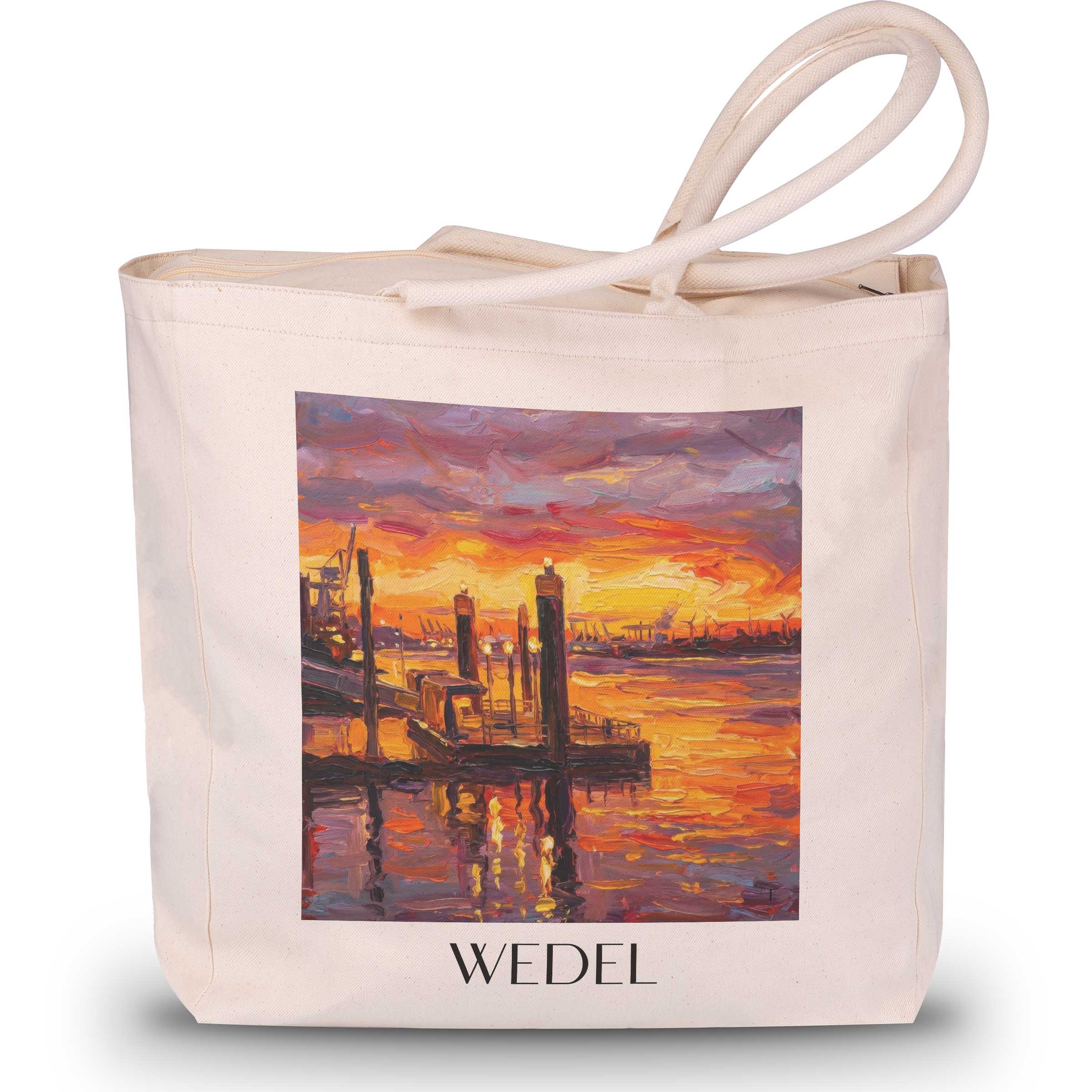 wedel-holstein-deutschland-einkaufstasche-oil-painting-oelgemaelde
