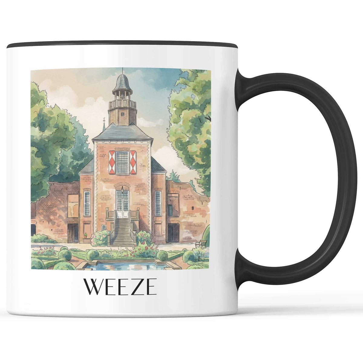 weeze-niederrhein-deutschland-kaffeebecher-aquarell