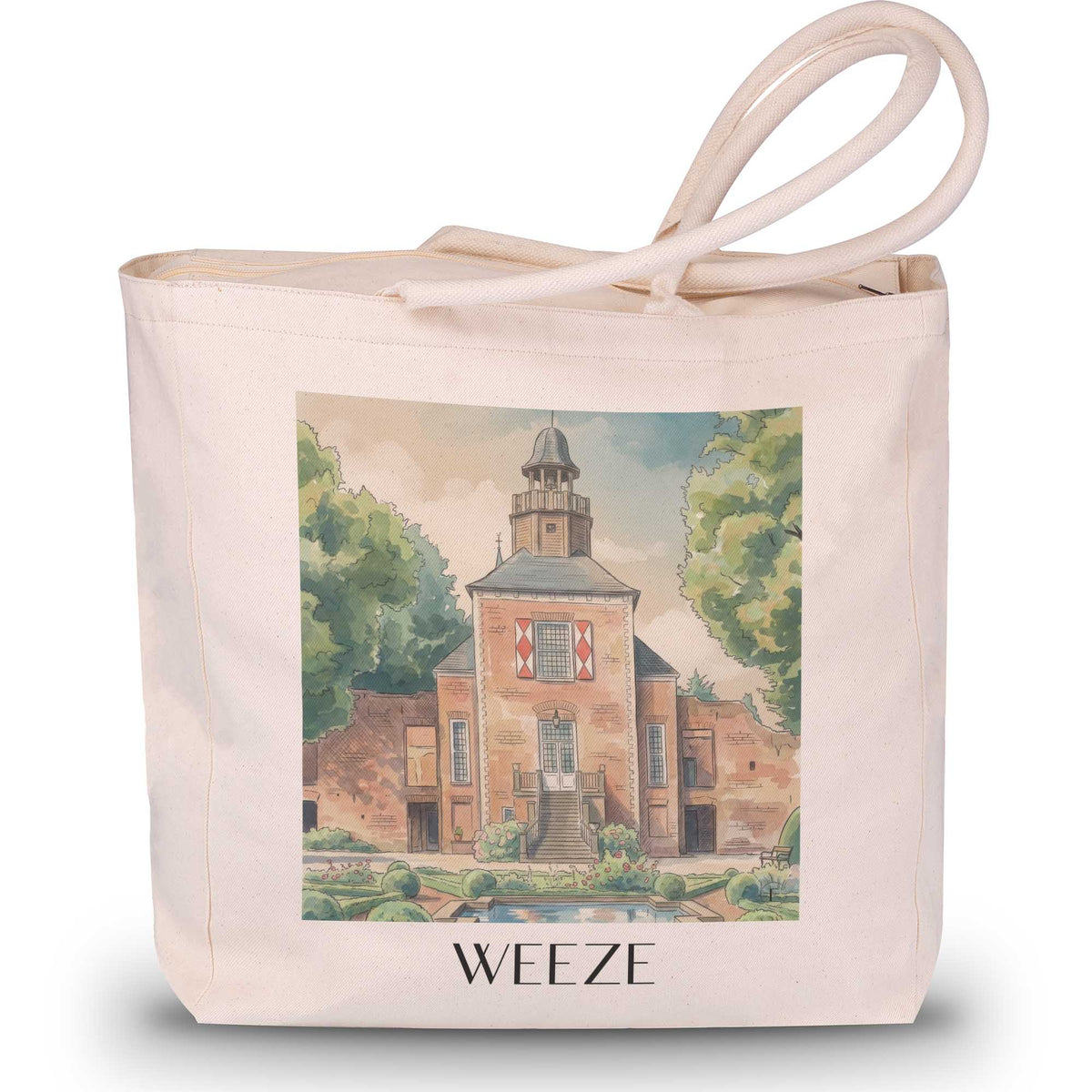 weeze-niederrhein-deutschland-einkaufstasche-aquarell