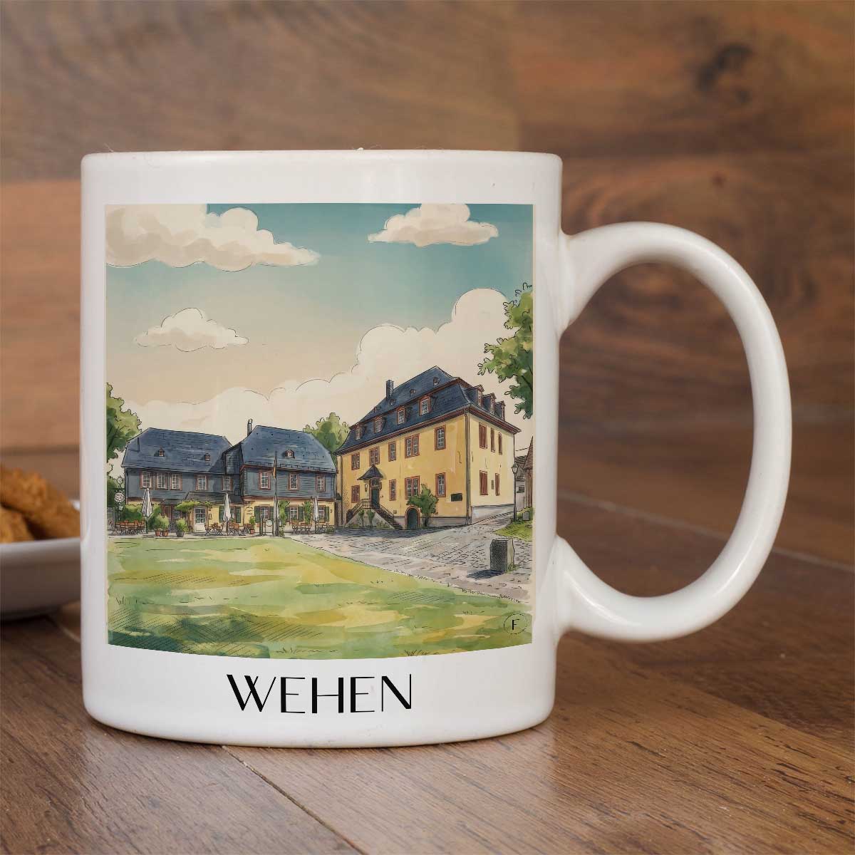 wehen-taunus-deutschland-kaffeebecher-aquarell
