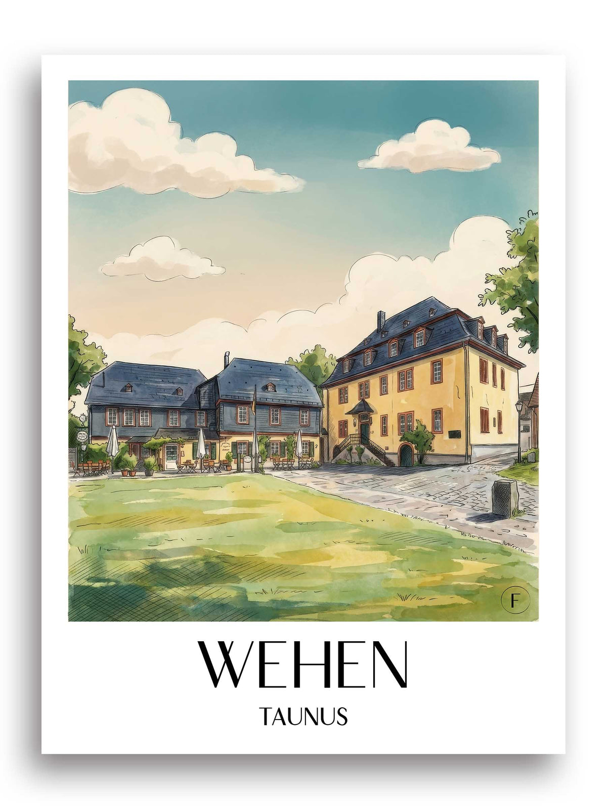 wehen-taunus-deutschland-poster-aquarell