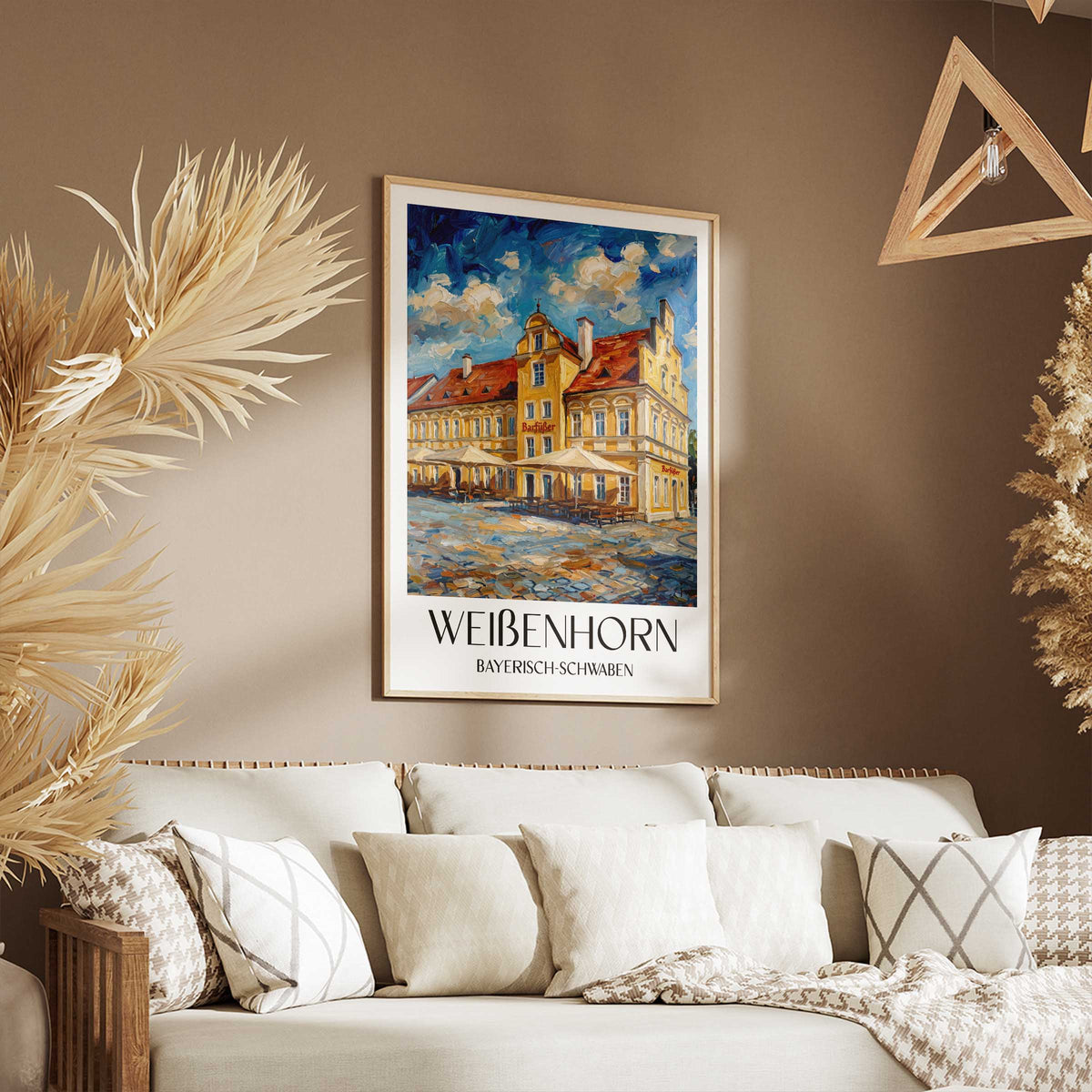 weißenhorn-bayerisch-schwaben-deutschland-poster-oil-painting-oelgemaelde