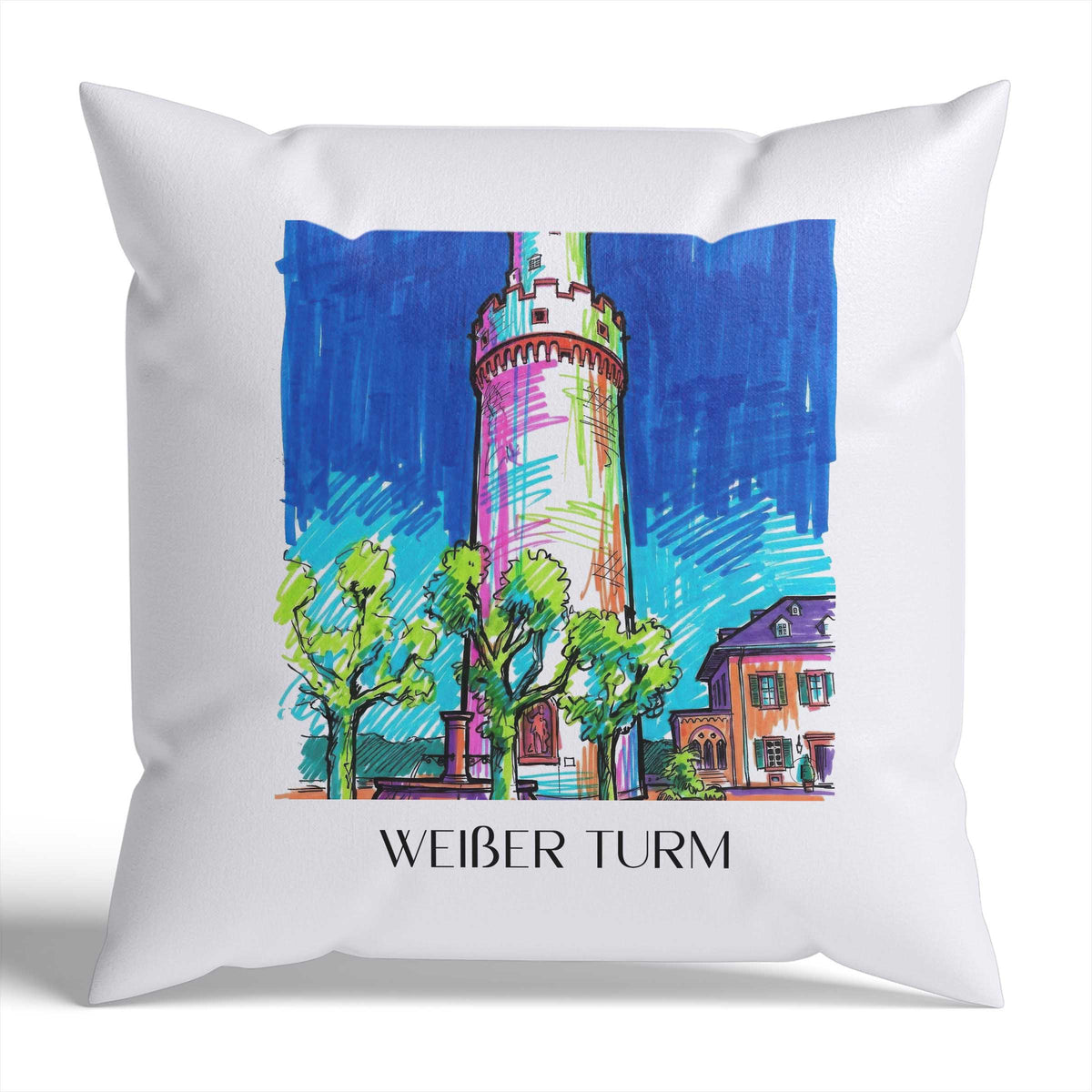 weißer-turm-bad-homburg-deutschland-kissenbezug-graffiti