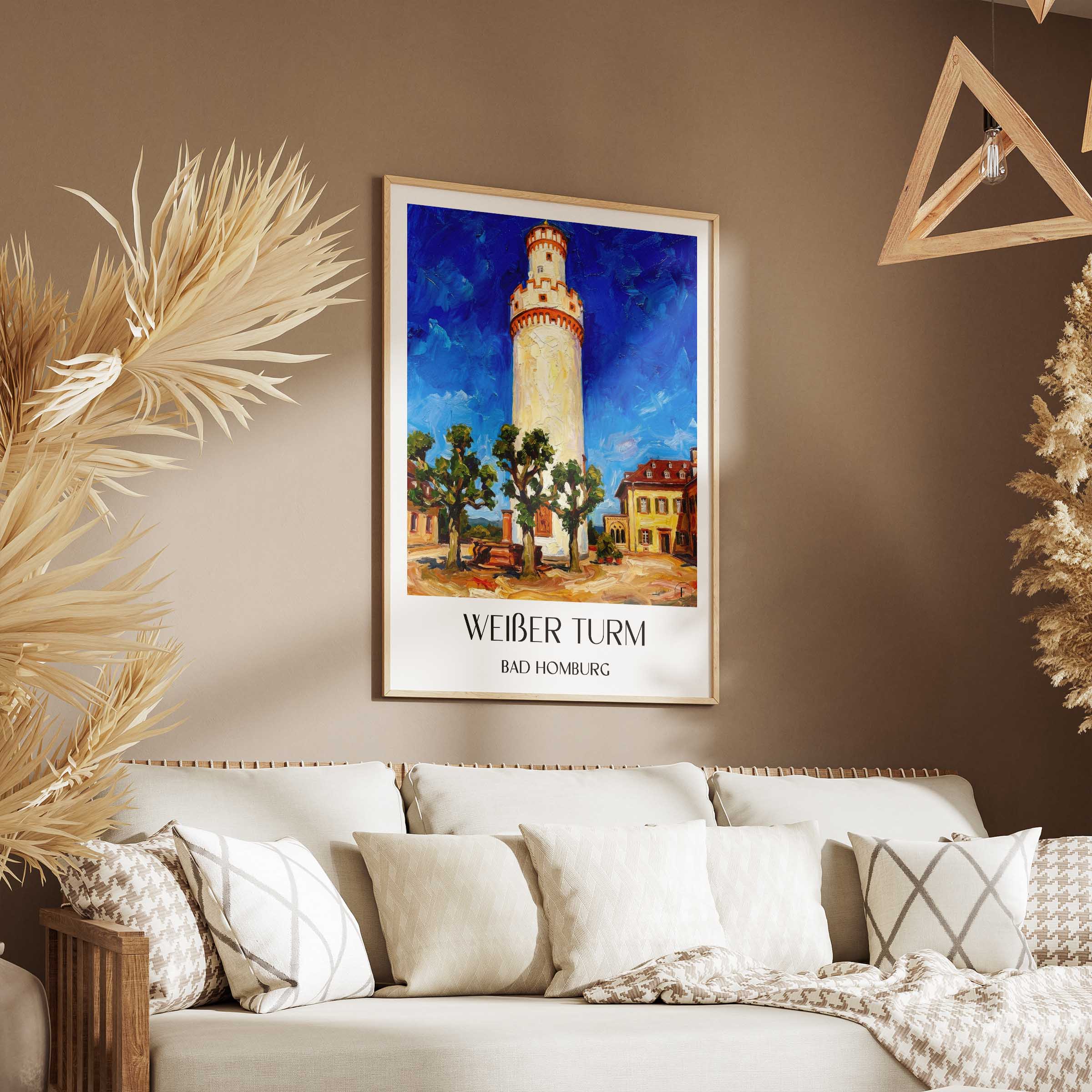 weißer-turm-bad-homburg-deutschland-poster-oil-painting-oelgemaelde