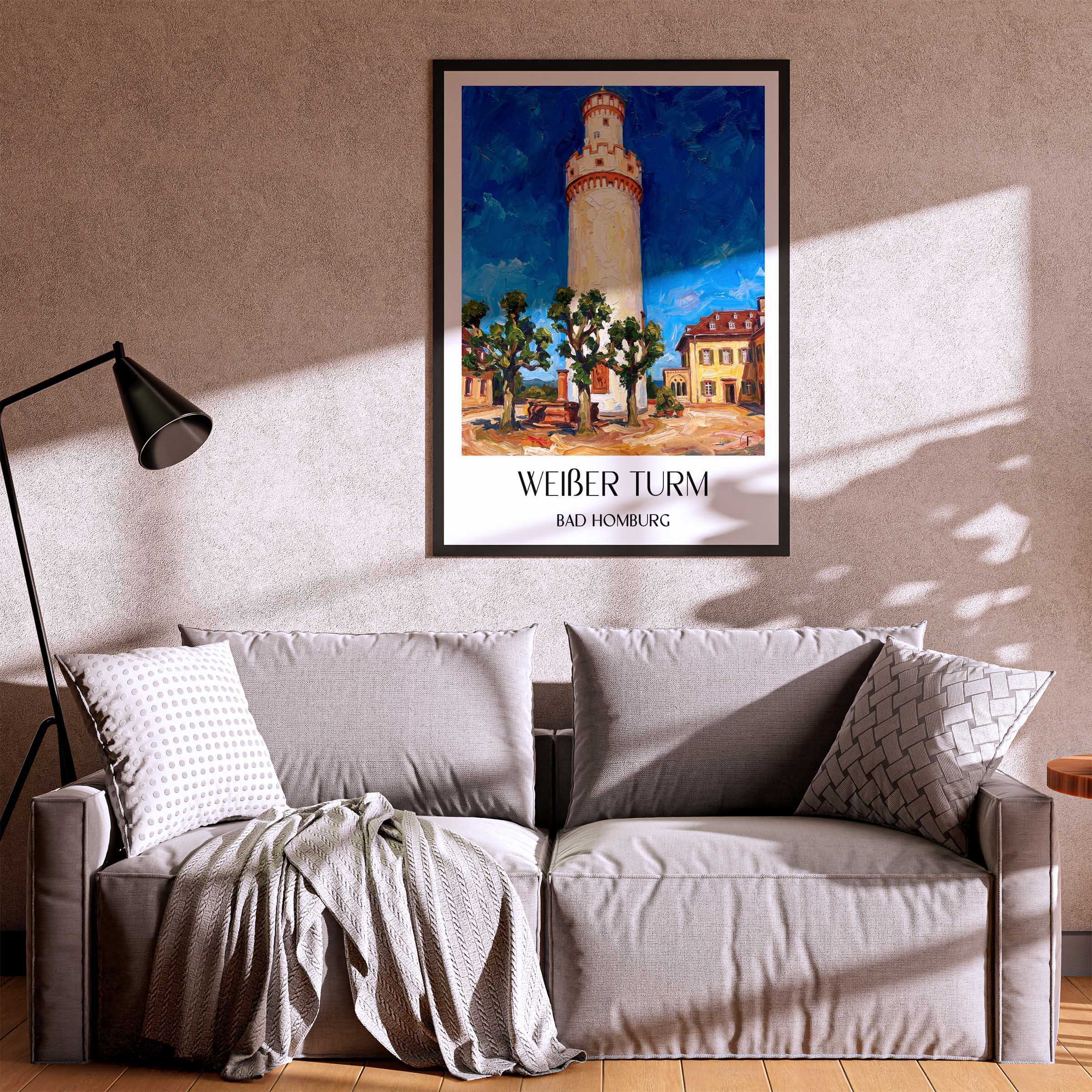 weißer-turm-bad-homburg-deutschland-poster-oil-painting-oelgemaelde