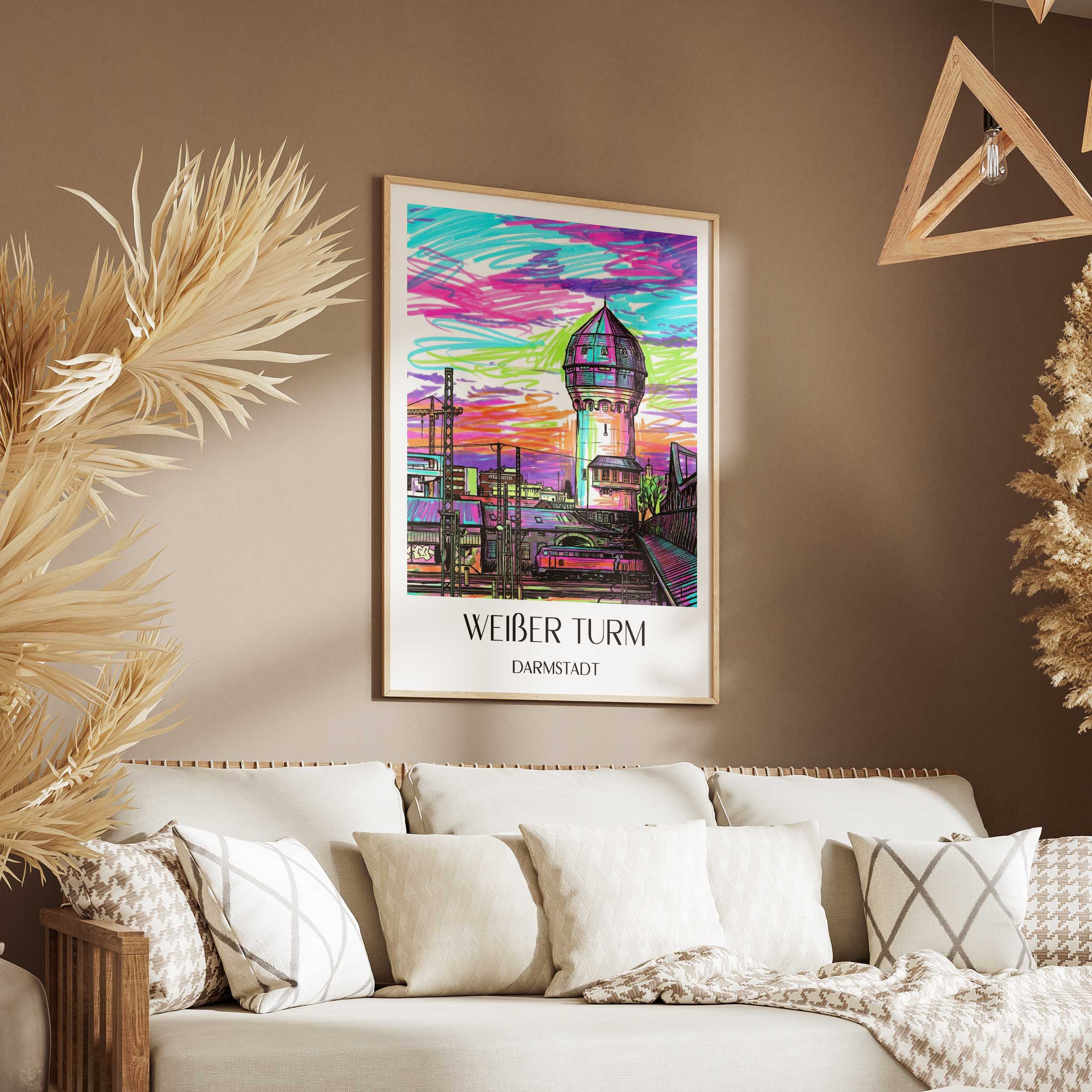 weißer-turm-darmstadt-deutschland-poster-graffiti