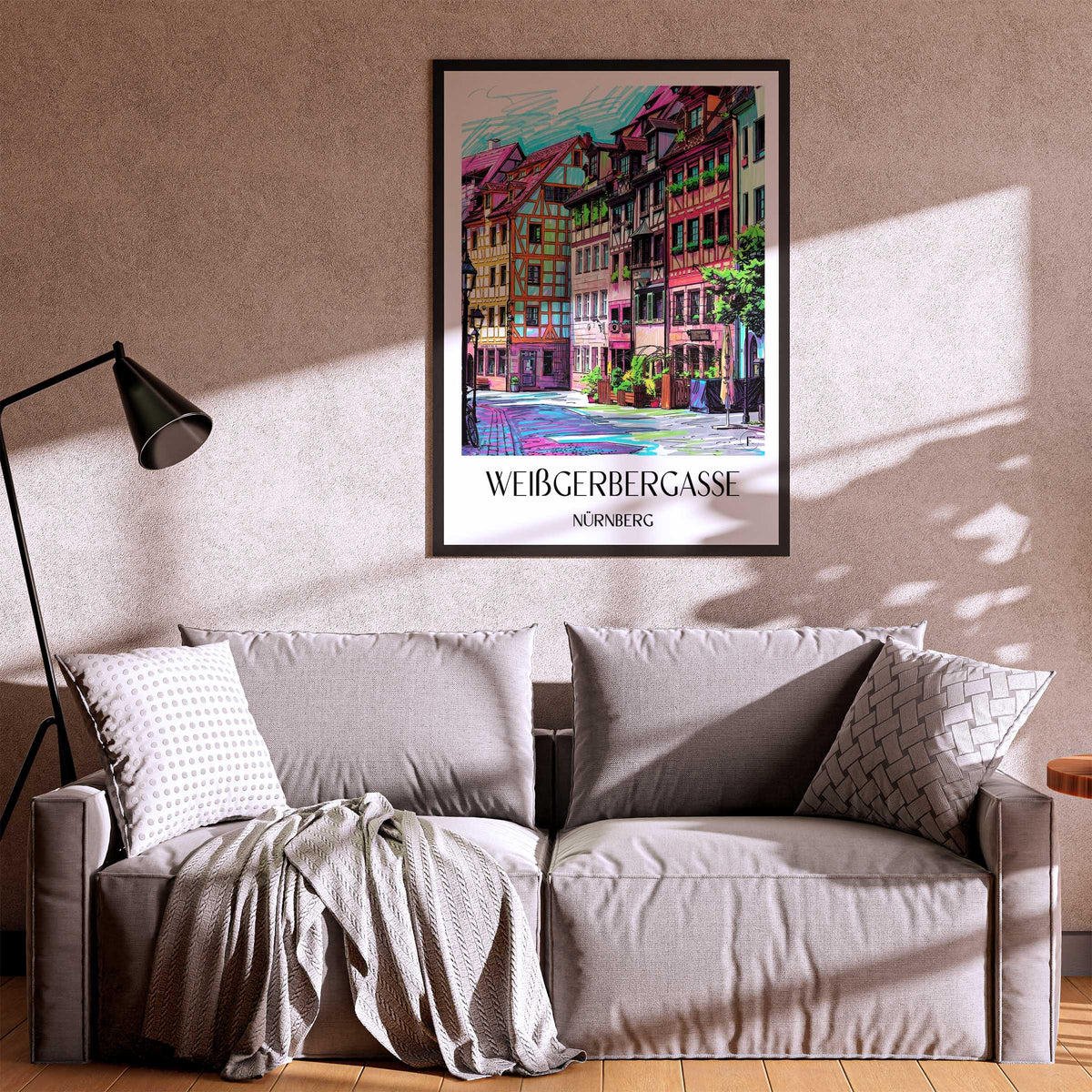 weißgerbergasse-nürnberg-deutschland-poster-graffiti