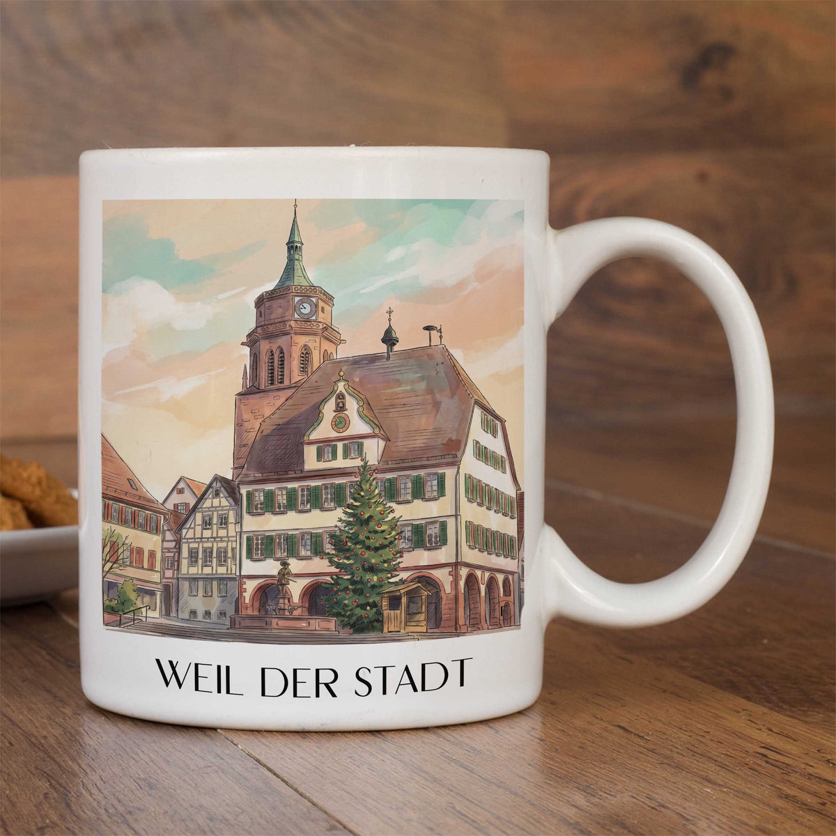 weil-der-stadt-heckengäu-deutschland-kaffeebecher-aquarell