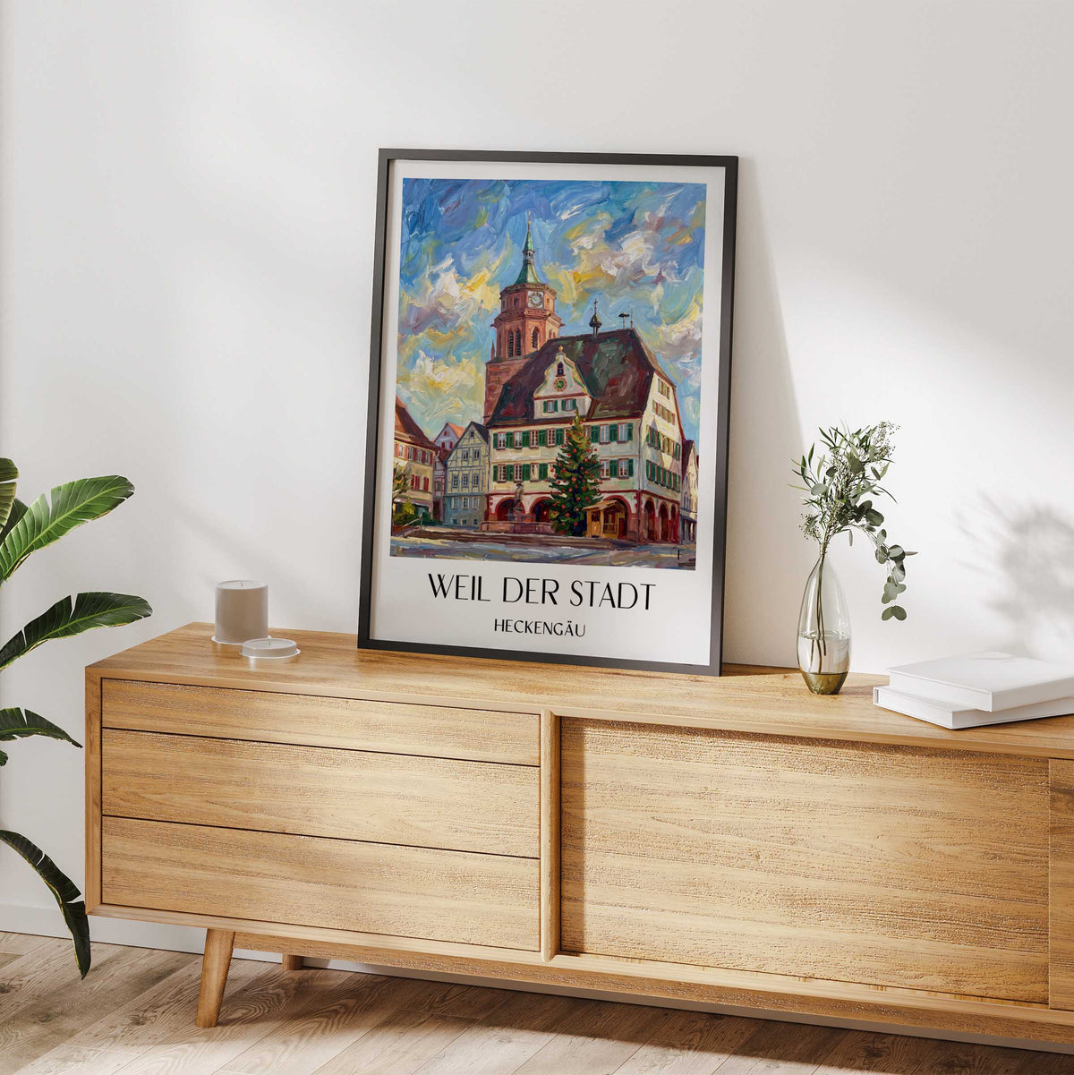 weil-der-stadt-heckengäu-deutschland-poster-oil-painting-oelgemaelde