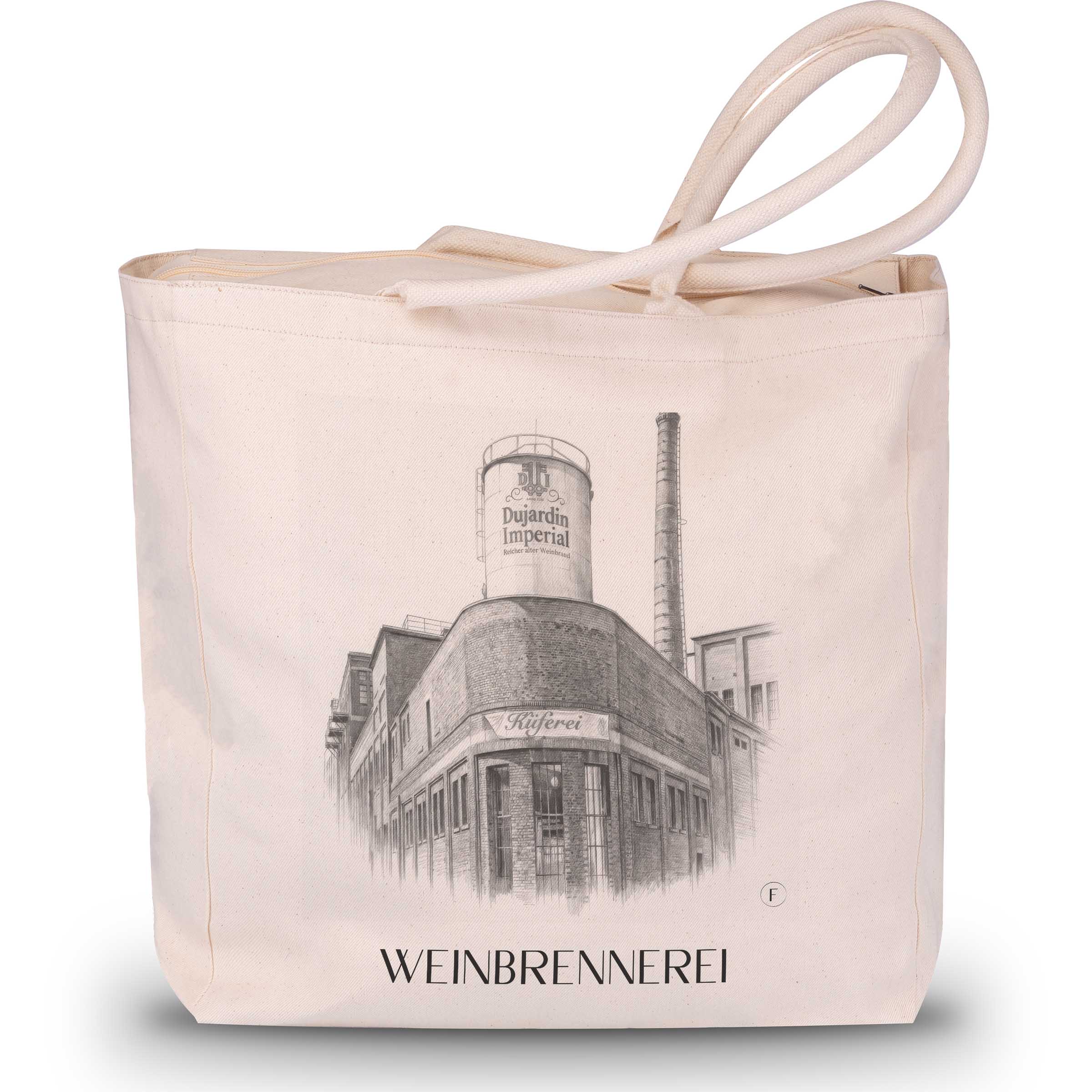 weinbrennerei--krefeld-deutschland-einkaufstasche-bleistift-zeichnung-drawing