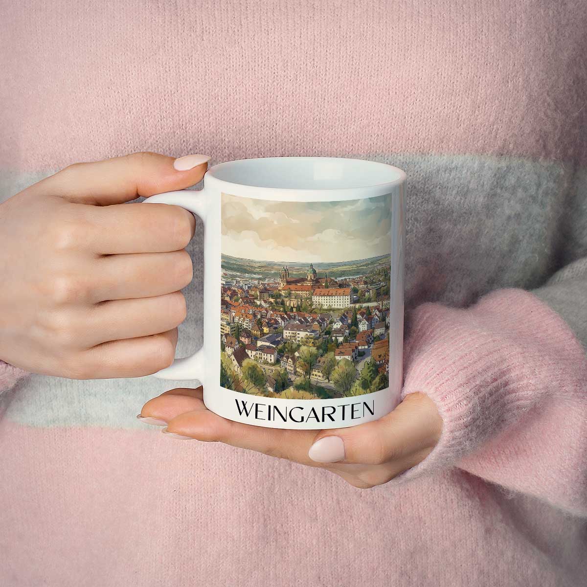 weingarten-oberschwaben-deutschland-kaffeebecher-aquarell