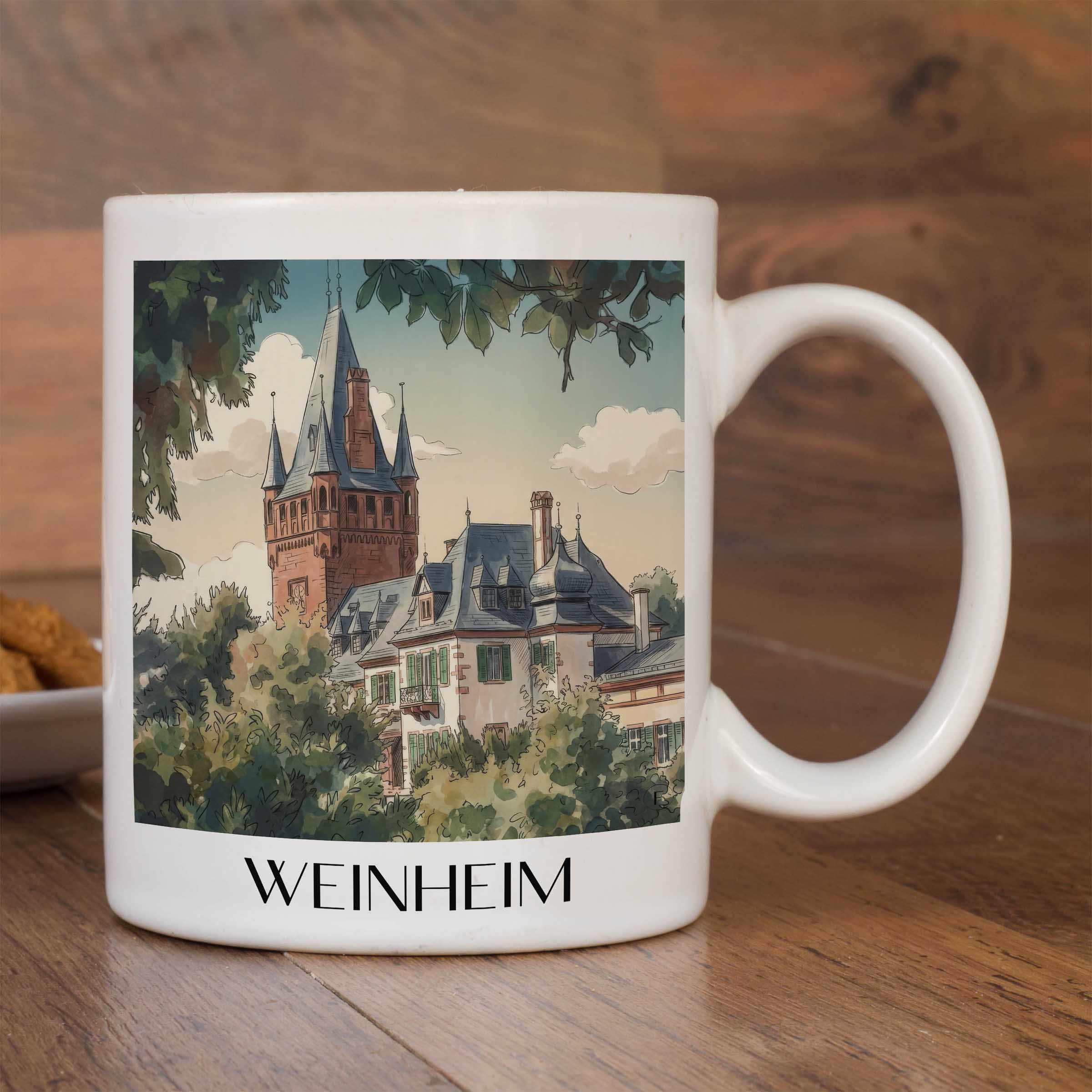 weinheim-odenwald-deutschland-kaffeebecher-aquarell