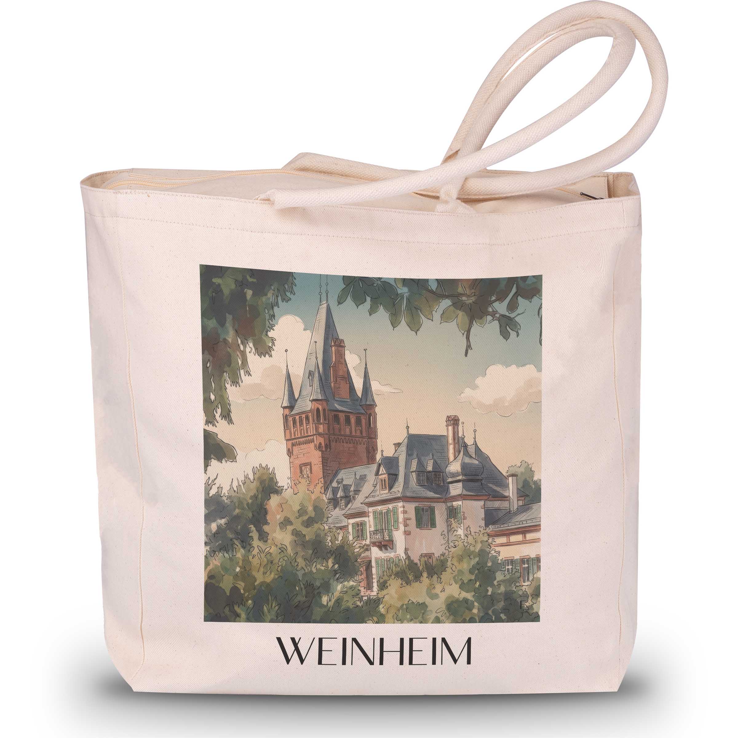 weinheim-odenwald-deutschland-einkaufstasche-aquarell