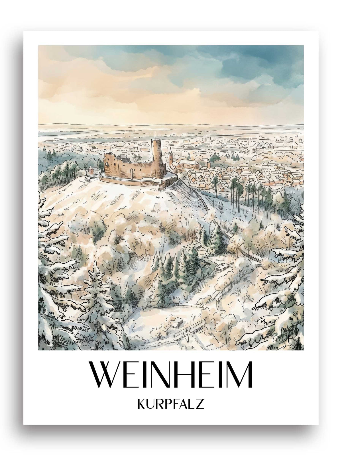 weinheim-(im-winter)-kurpfalz-deutschland-poster-aquarell