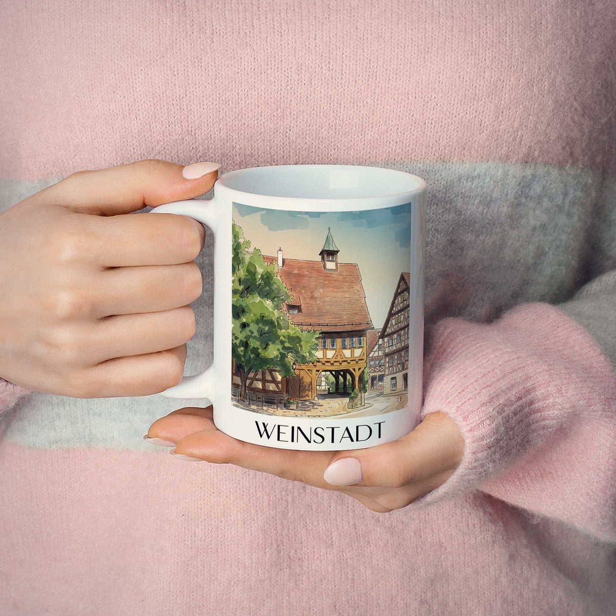 weinstadt-remstal-deutschland-kaffeebecher-aquarell