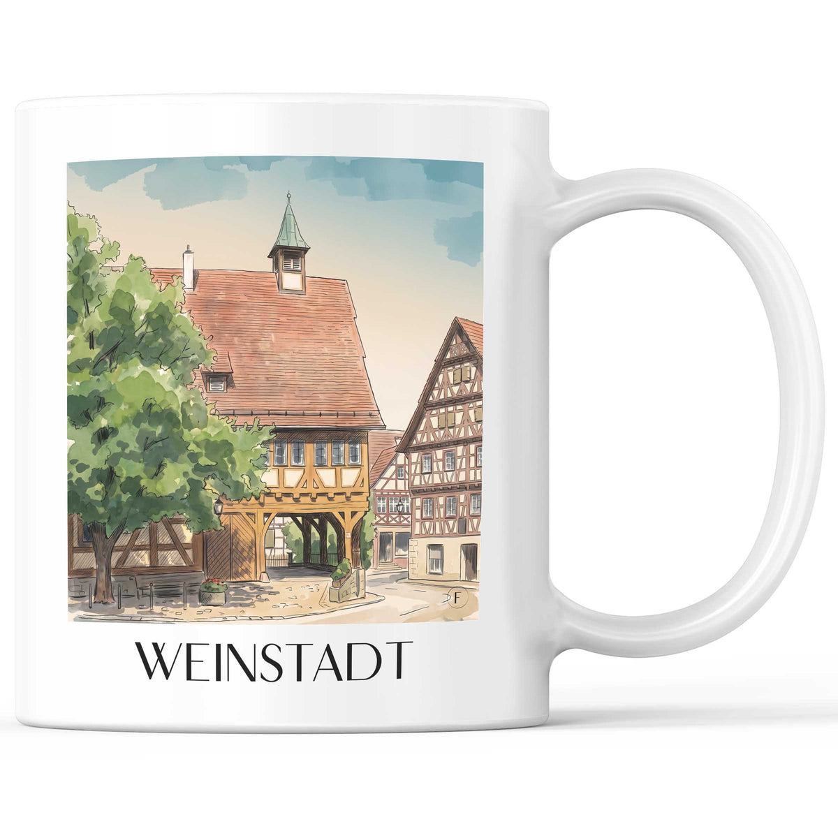 weinstadt-remstal-deutschland-kaffeebecher-aquarell