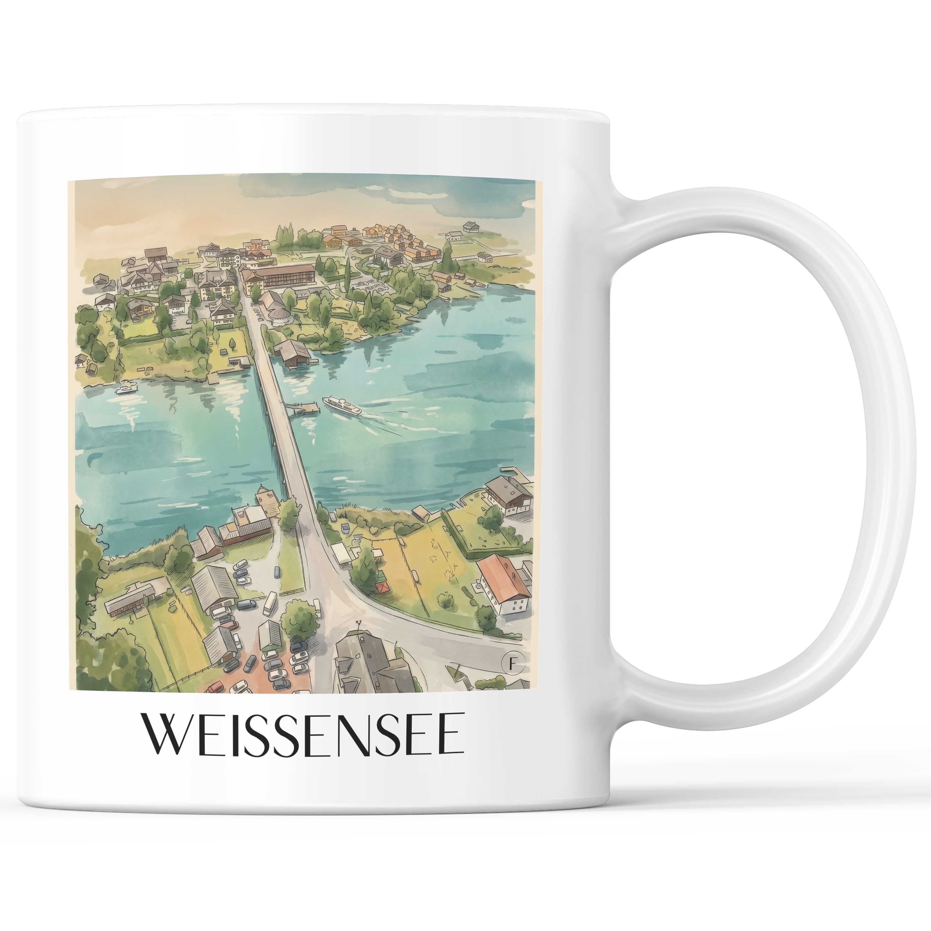 weissensee-kärnten-österreich-kaffeebecher-aquarell