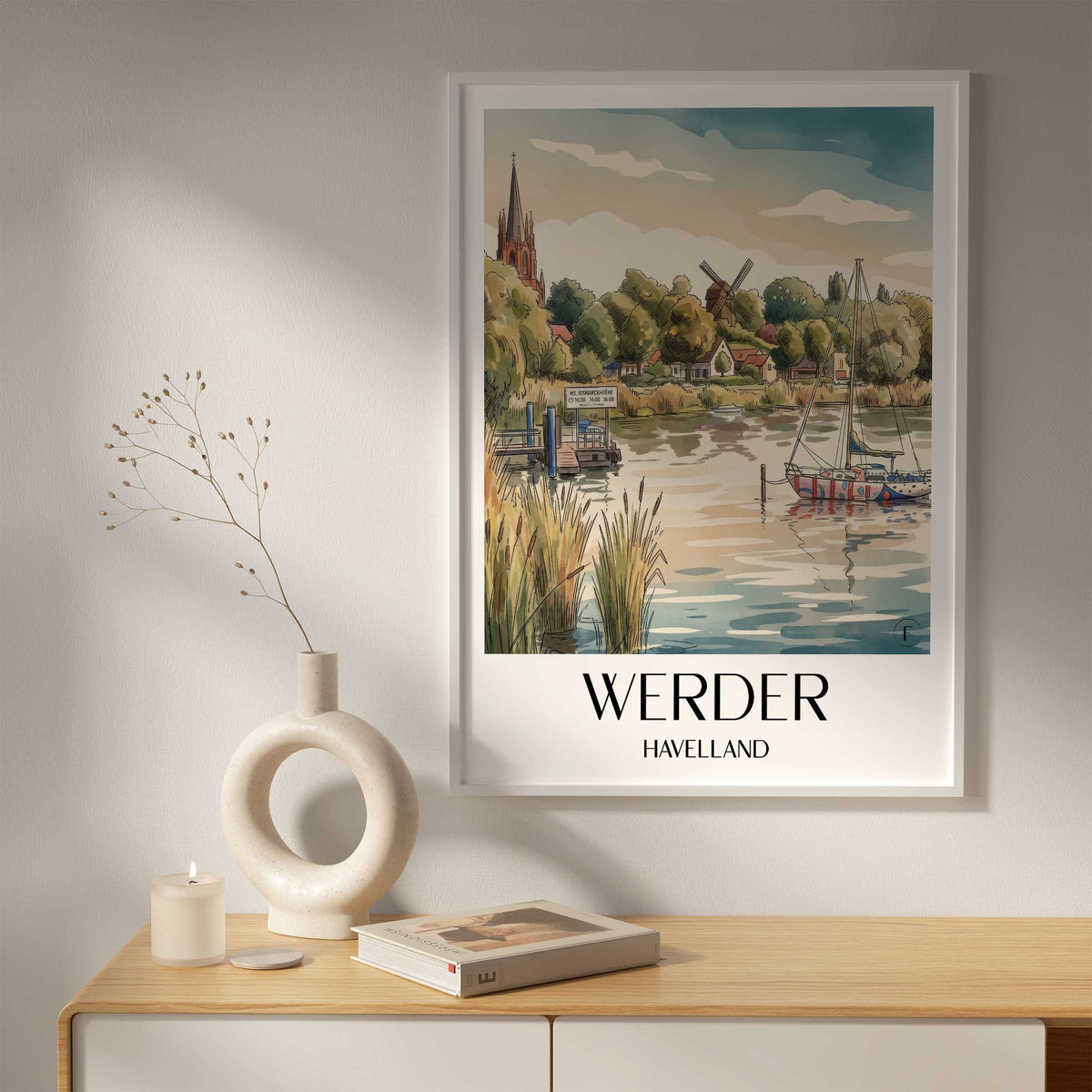 werder-(havel)-havelland-deutschland-poster-aquarell