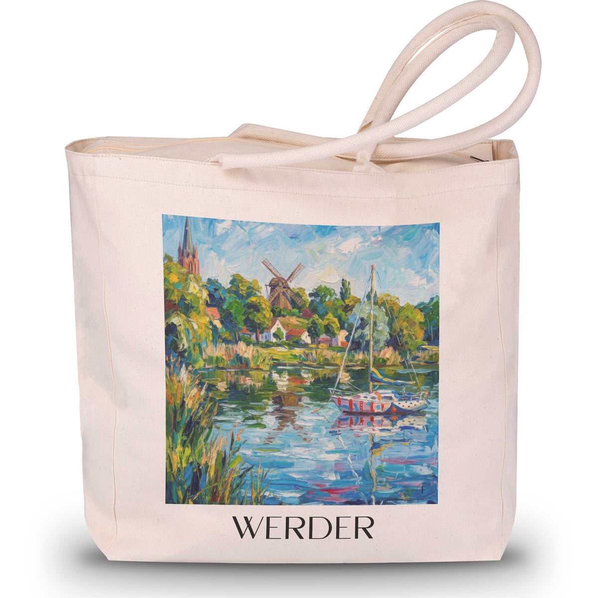 werder-(havel)-havelland-deutschland-einkaufstasche-oil-painting-oelgemaelde