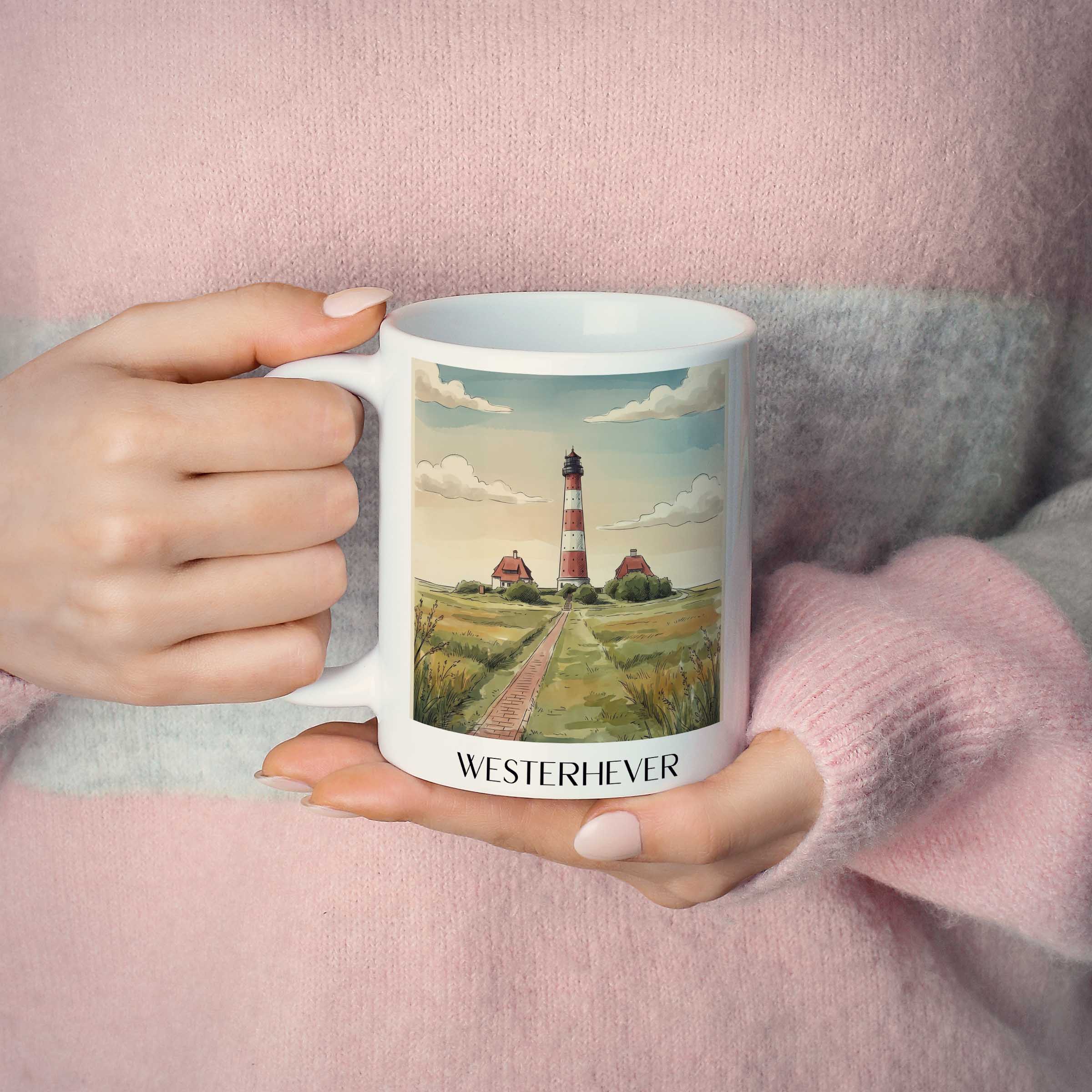 westerhever-schleswig-deutschland-kaffeebecher-aquarell