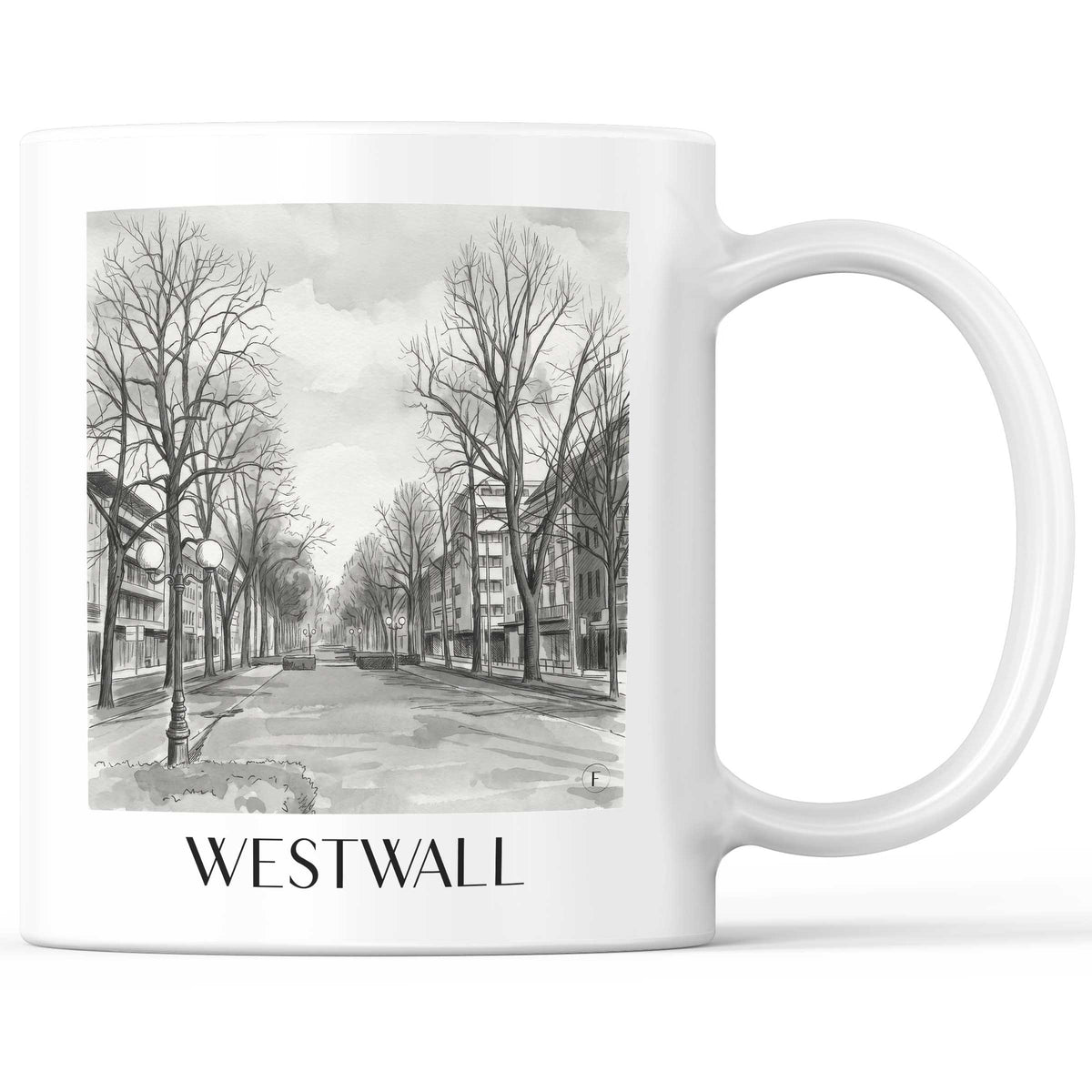 westwall-krefeld-deutschland-kaffeebecher-aquarell-schwarz-weiss