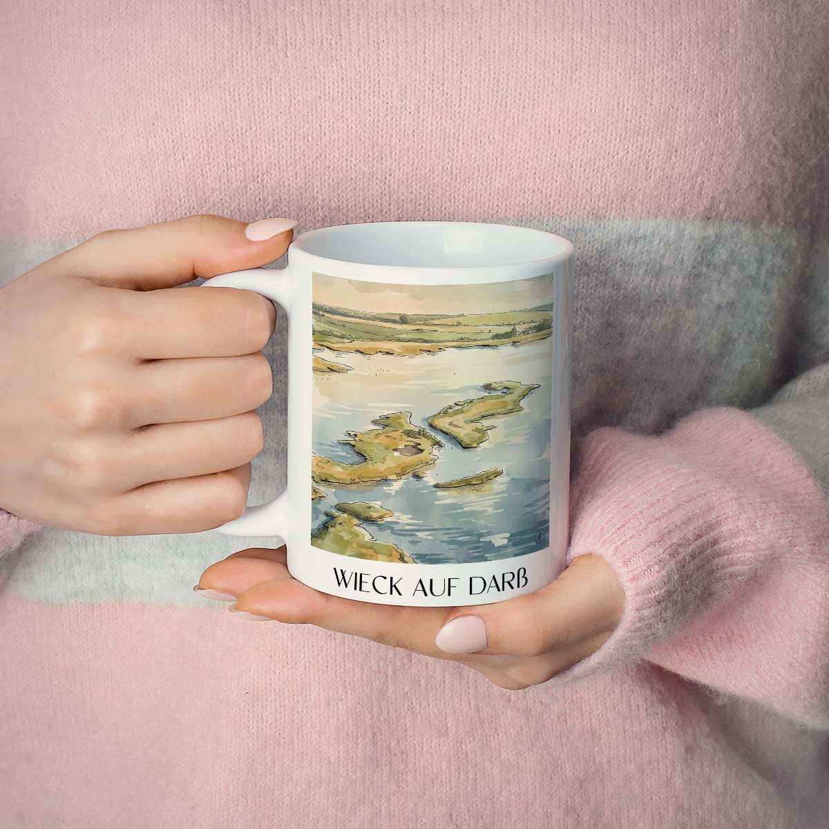 wieck-auf-darß-mecklenburg-vorpommern-deutschland-kaffeebecher-aquarell