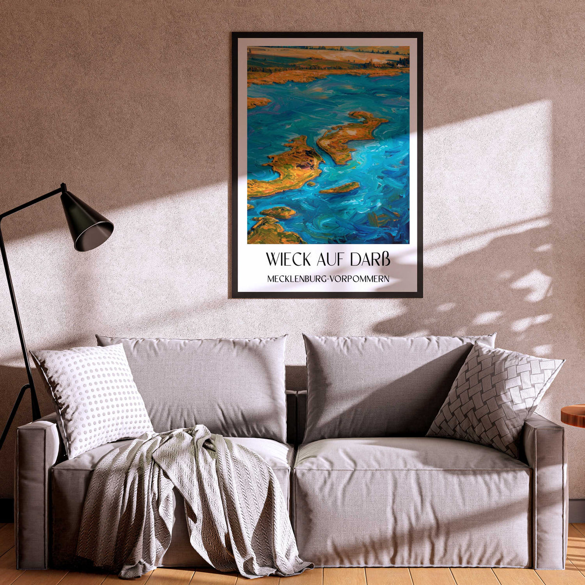 wieck-auf-darß-mecklenburg-vorpommern-deutschland-poster-oil-painting-oelgemaelde