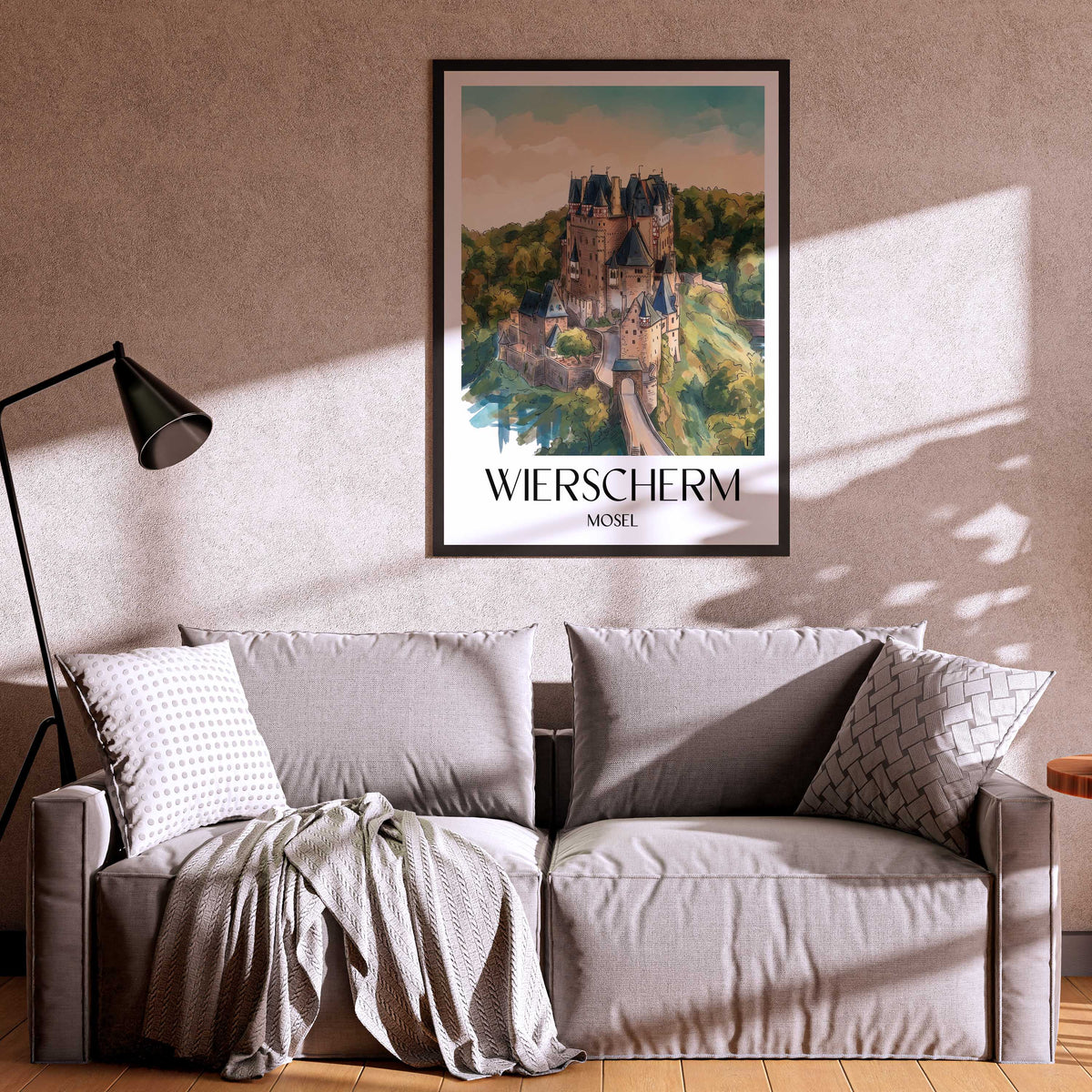 wierscherm-mosel-deutschland-poster-aquarell
