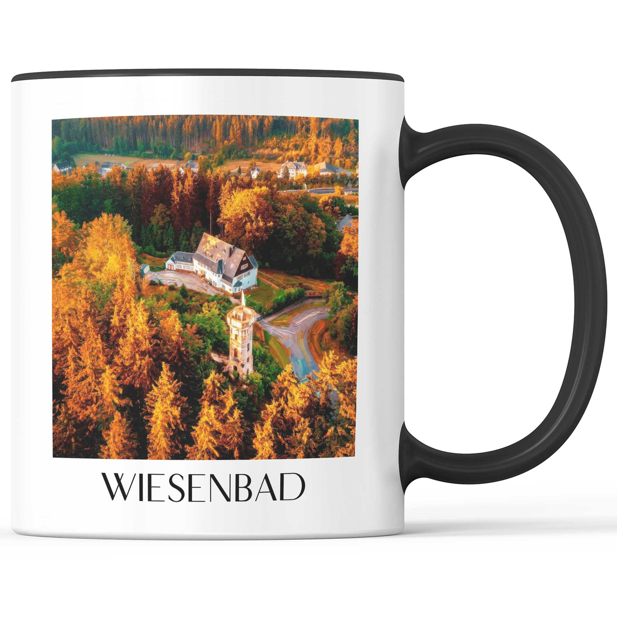 wiesenbad-erzgebirge-deutschland-kaffeebecher-oil-painting-oelgemaelde