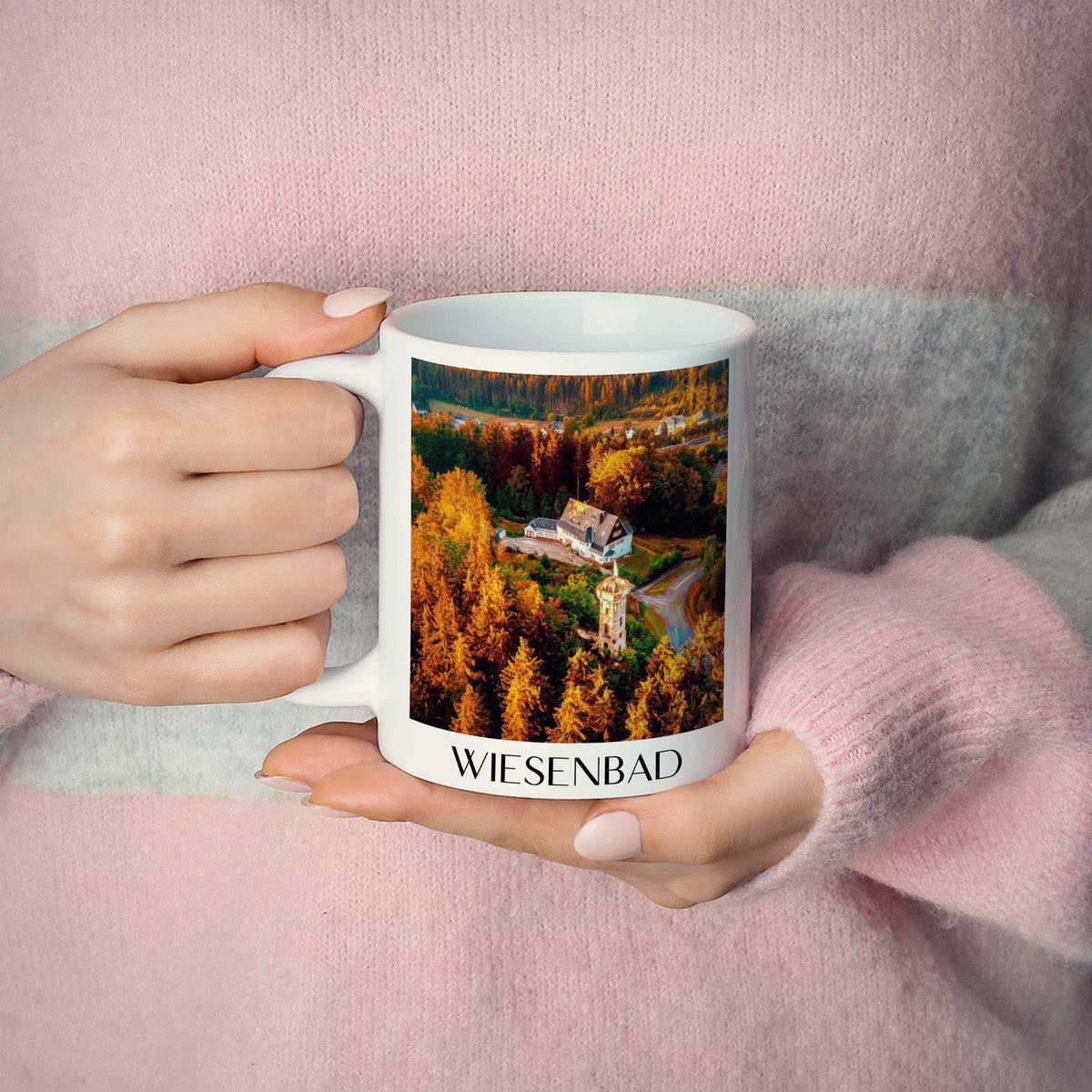 wiesenbad-erzgebirge-deutschland-kaffeebecher-oil-painting-oelgemaelde