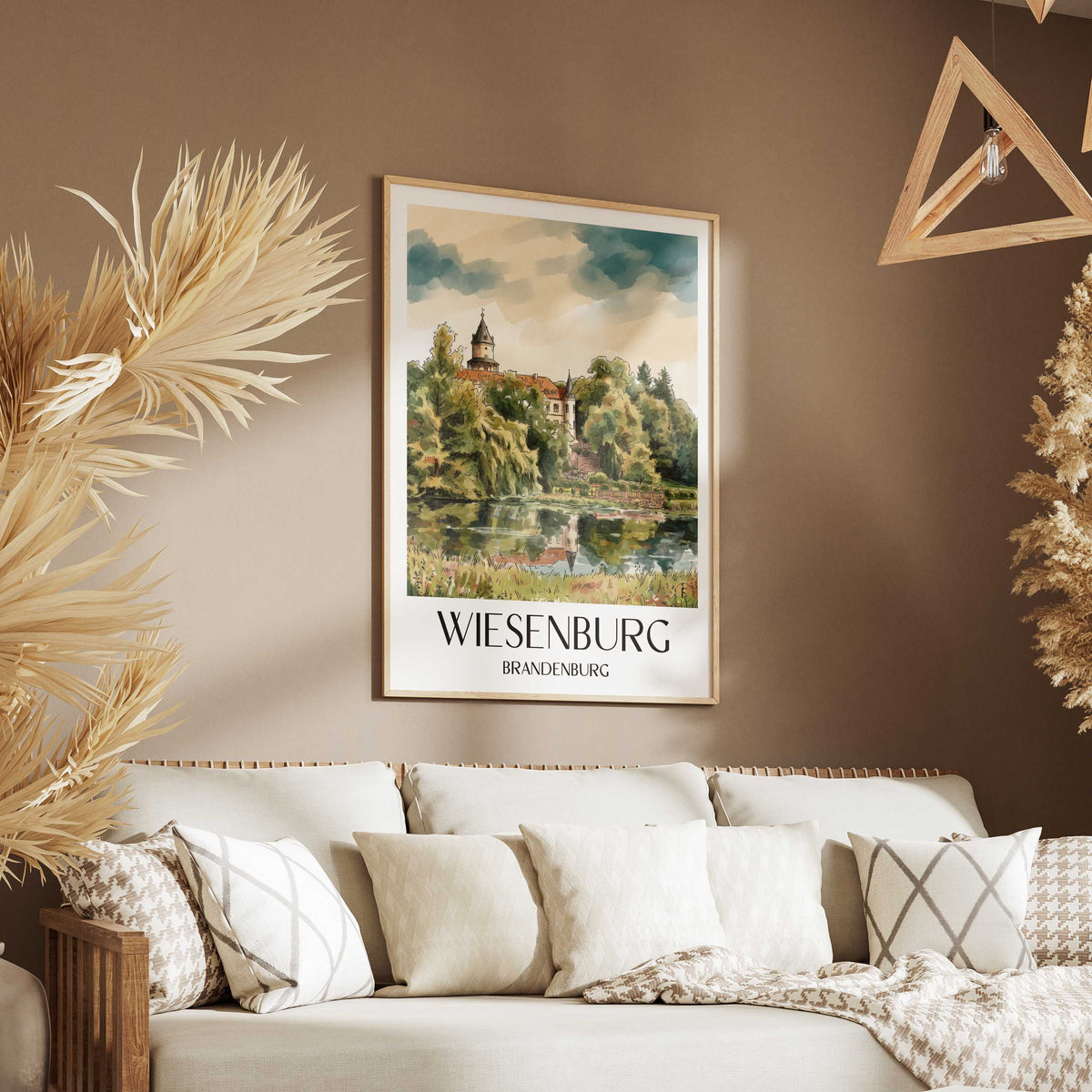 wiesenburg-brandenburg-deutschland-poster-aquarell