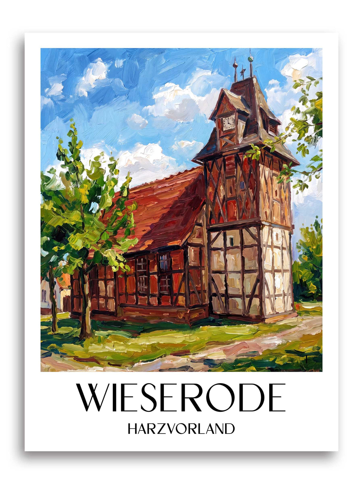 wieserode-harzvorland-deutschland-poster-oil-painting-oelgemaelde
