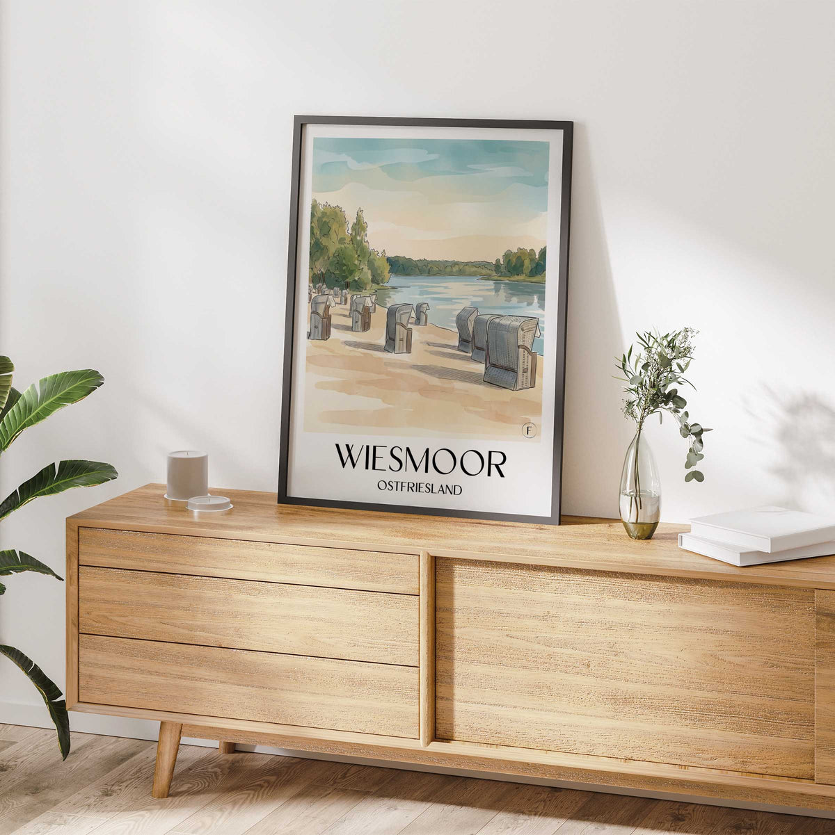 wiesmoor-ostfriesland-deutschland-poster-aquarell