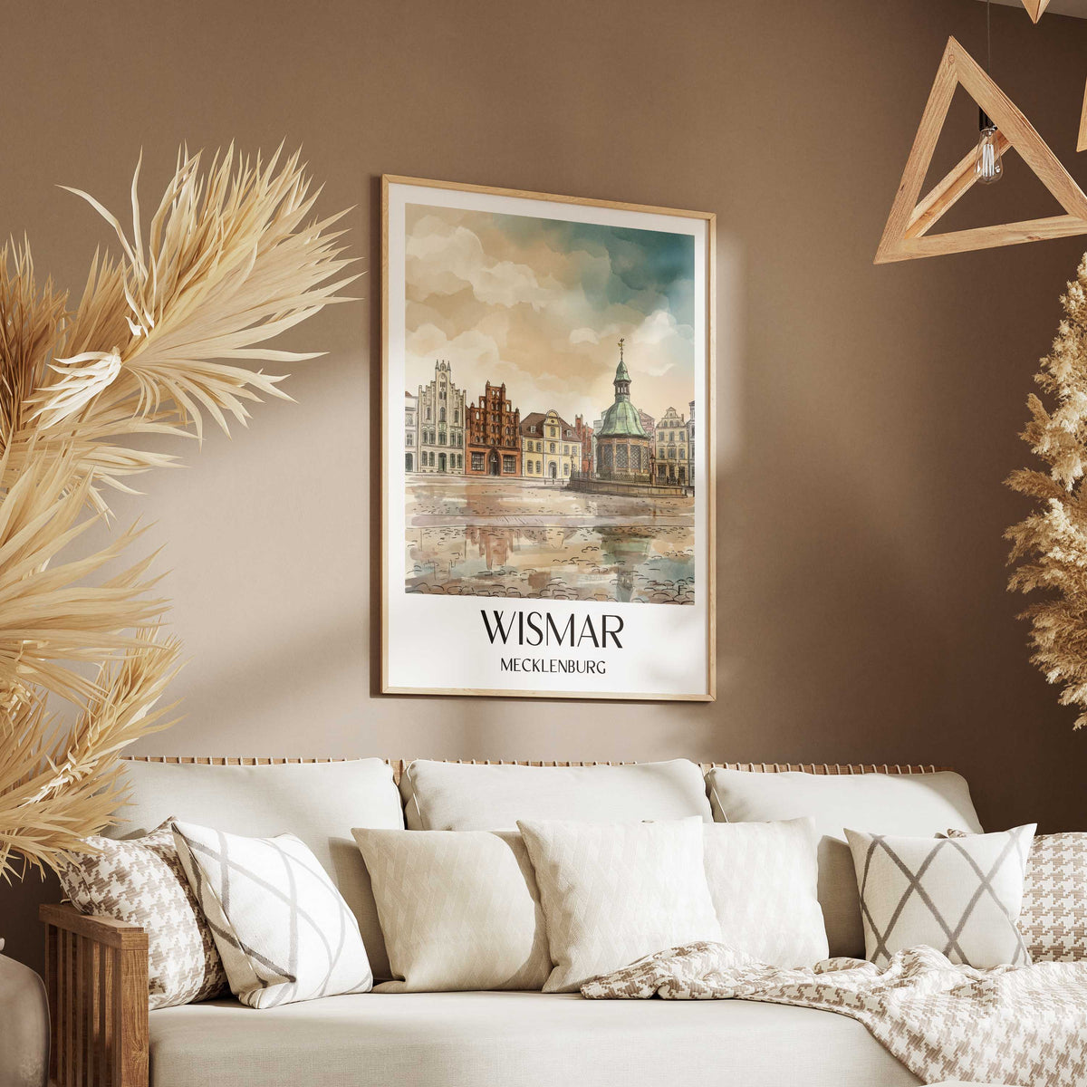 wismar-mecklenburg-deutschland-poster-aquarell