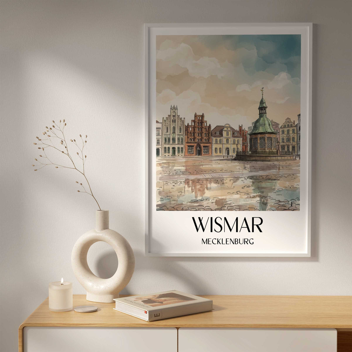 wismar-mecklenburg-deutschland-poster-aquarell