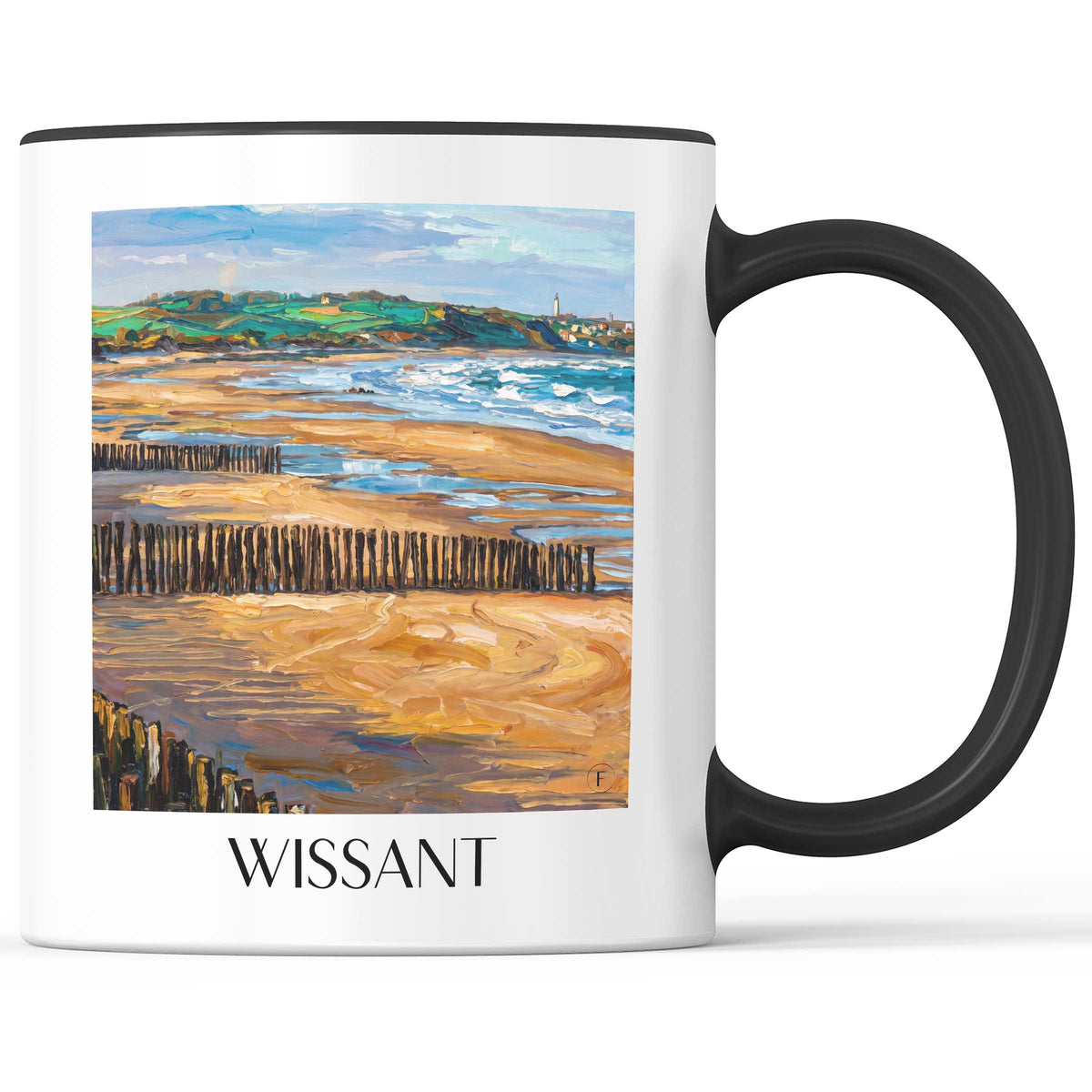 wissant-côte-d'opale-frankreich-kaffeebecher-oil-painting-oelgemaelde