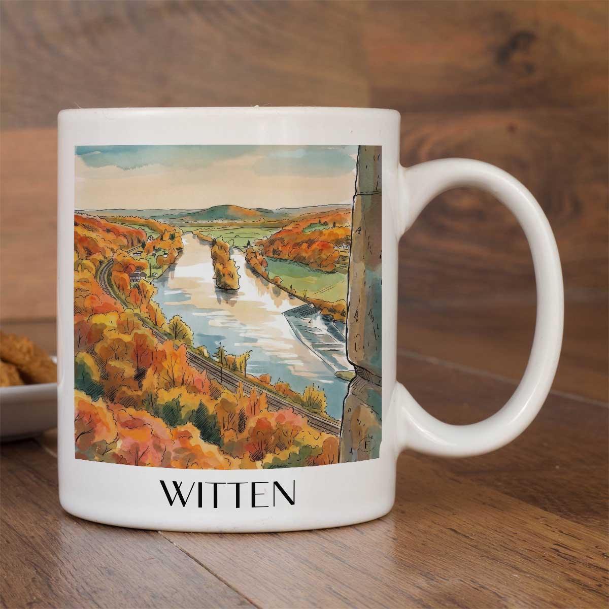witten-ruhrgebiet-deutschland-kaffeebecher-aquarell