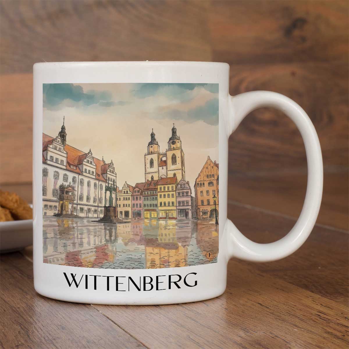 wittenberg-elbe-deutschland-kaffeebecher-aquarell