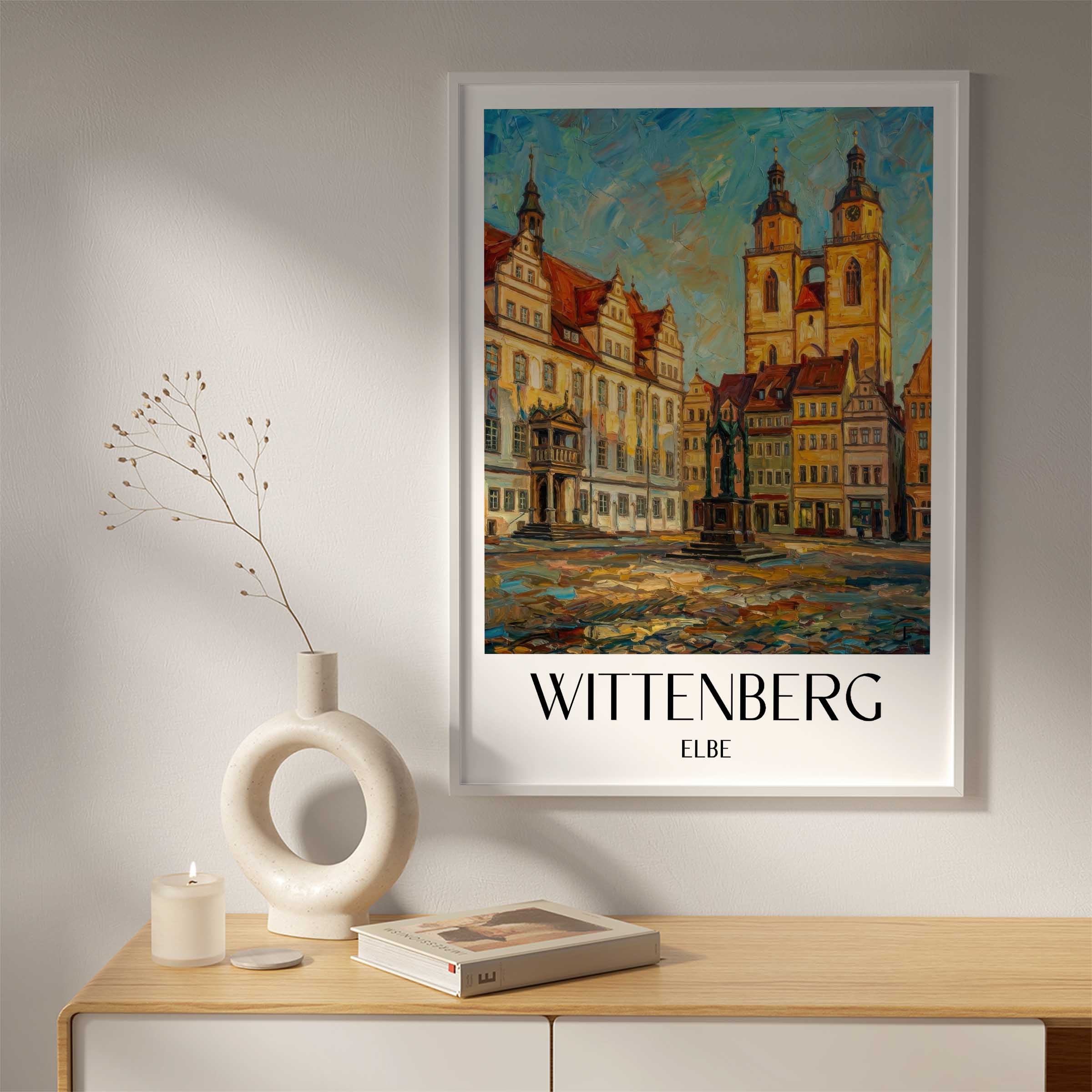 wittenberg-elbe-deutschland-poster-oil-painting-oelgemaelde