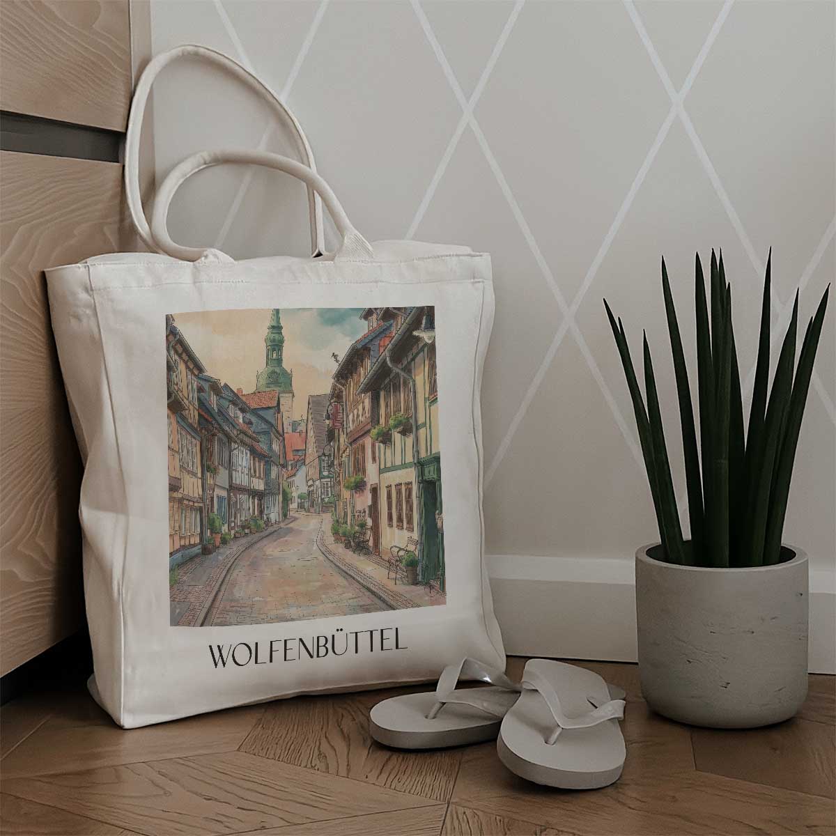 wolfenbüttel-niedersachsen-deutschland-einkaufstasche-aquarell