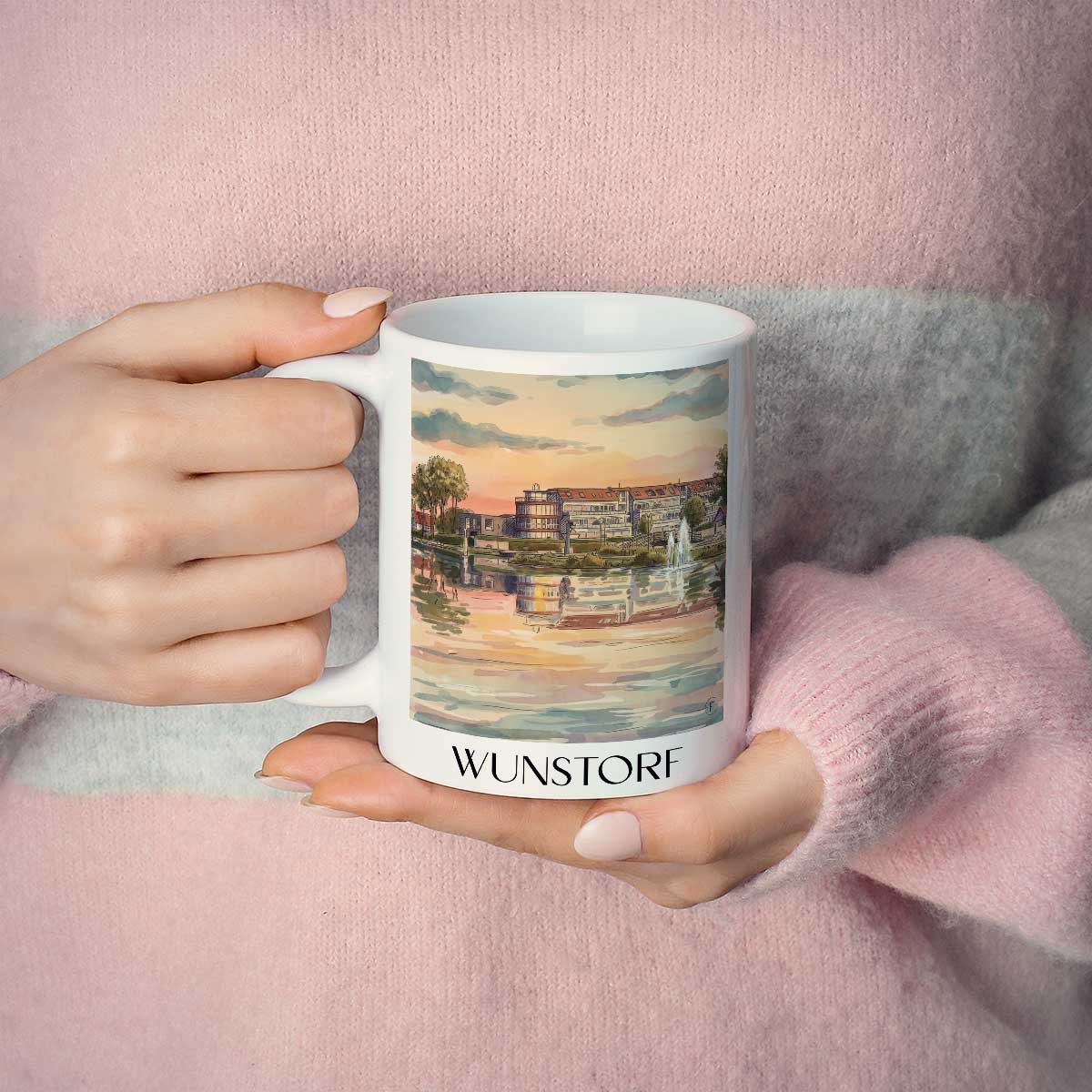 wunstorf-niedersachsen-deutschland-kaffeebecher-aquarell