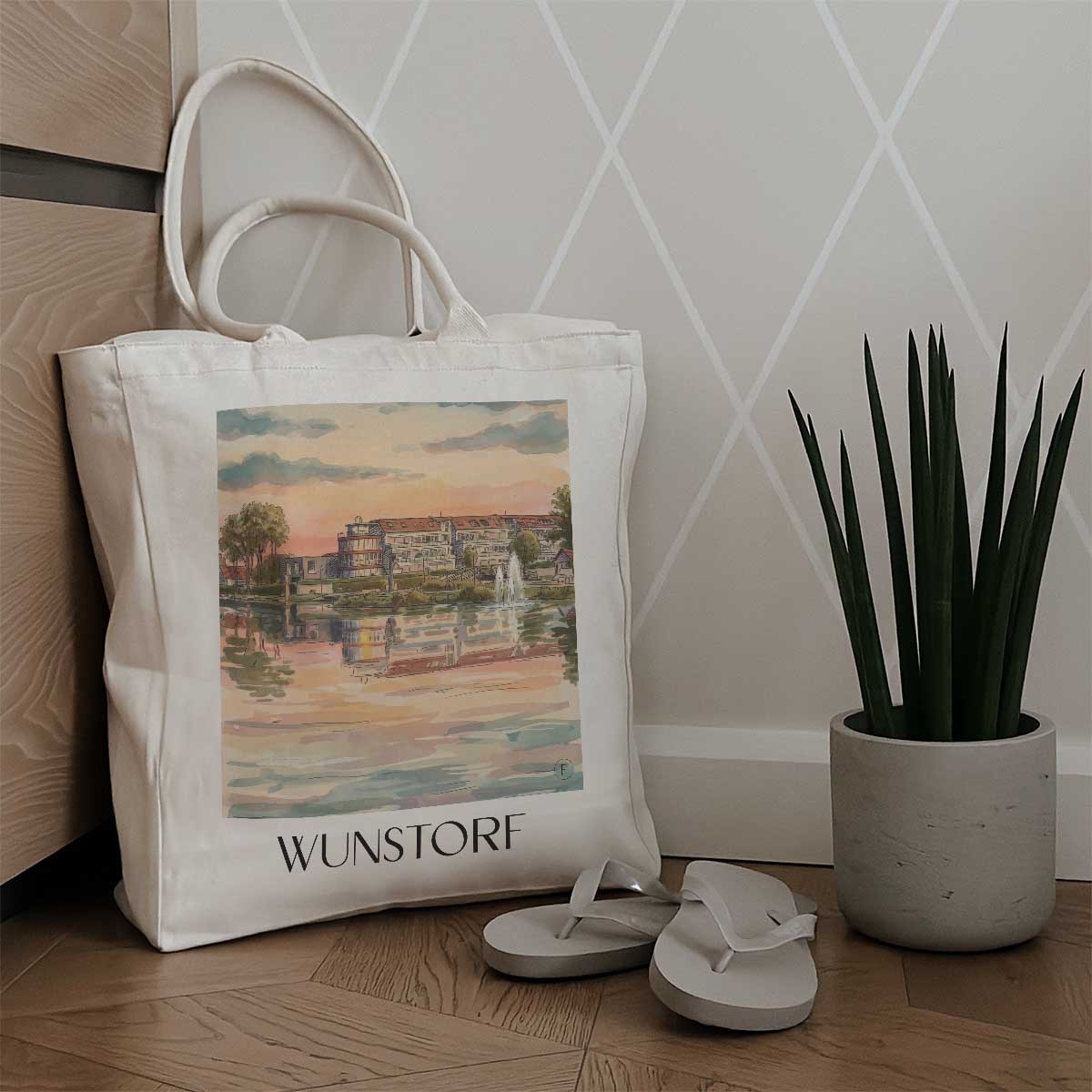 wunstorf-niedersachsen-deutschland-einkaufstasche-aquarell
