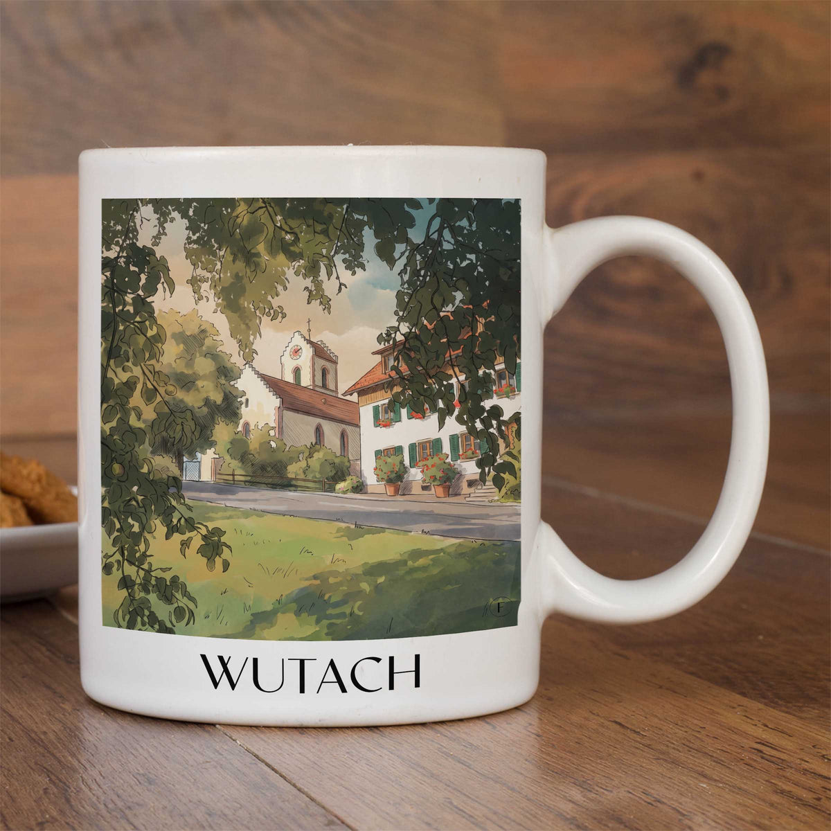 wutach-südschwarzwald-deutschland-kaffeebecher-aquarell