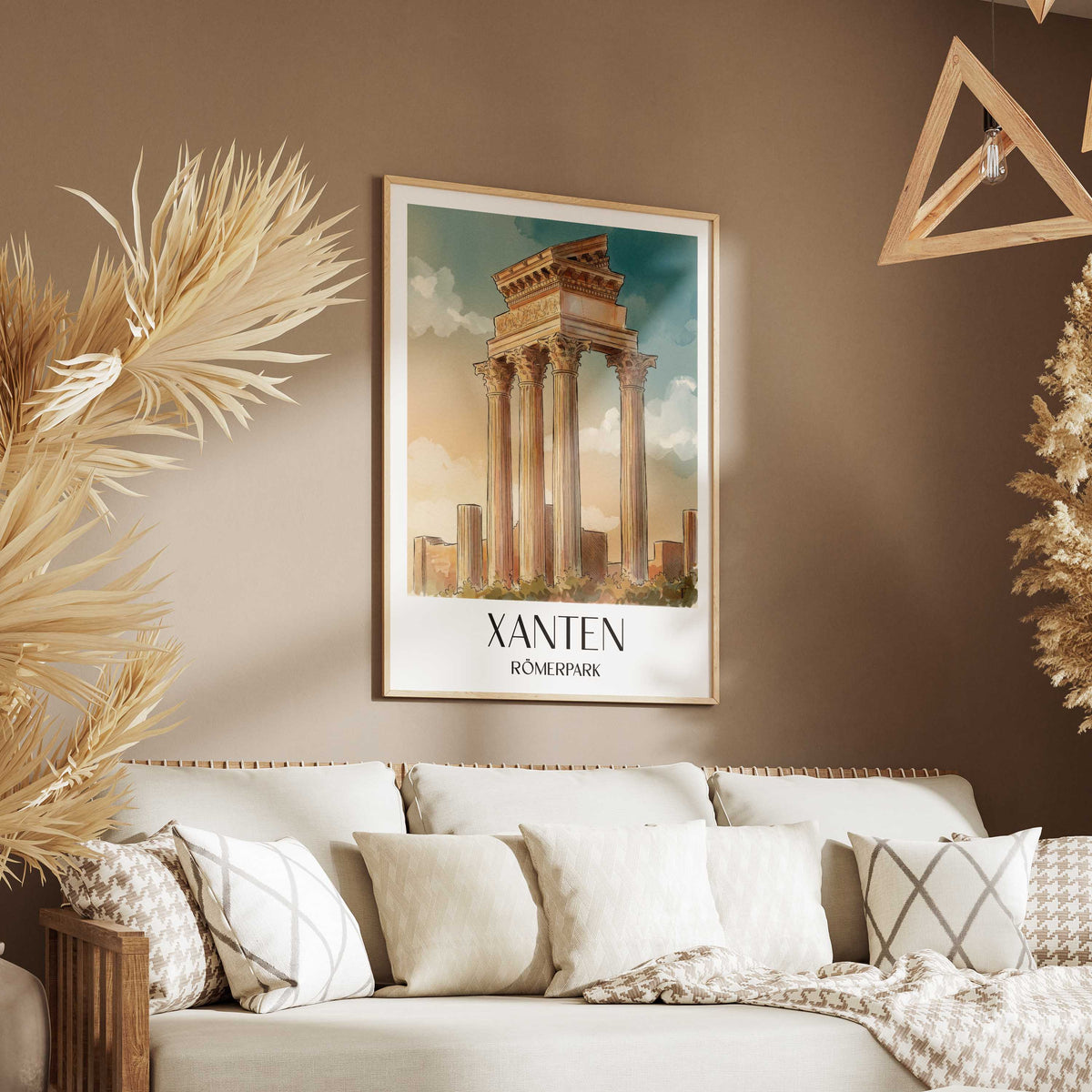 xanten-römerpark--deutschland-poster-aquarell