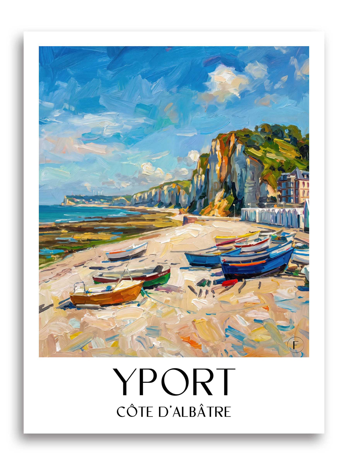 yport-côte-d'albâtre-frankreich-poster-oil-painting-oelgemaelde