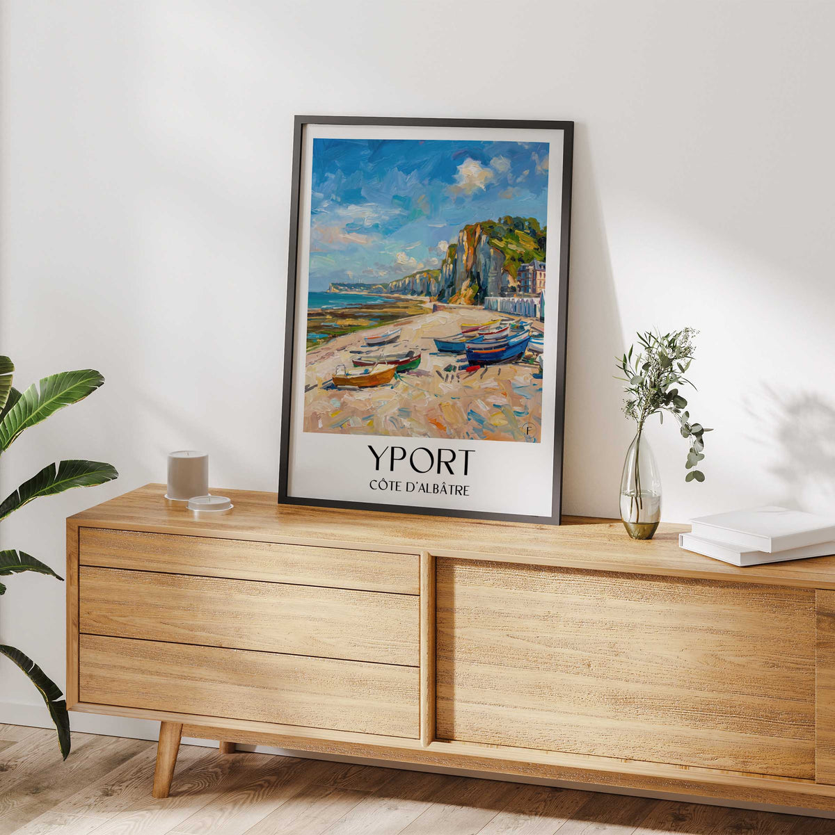yport-côte-d'albâtre-frankreich-poster-oil-painting-oelgemaelde