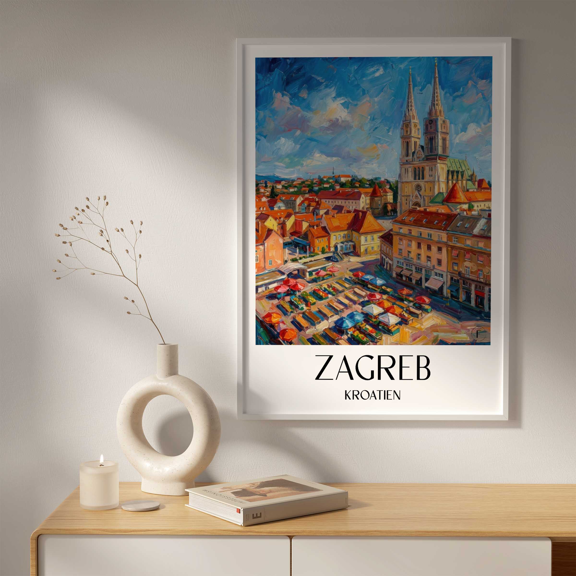 zagreb-kroatien-poster-oil-painting-oelgemaelde