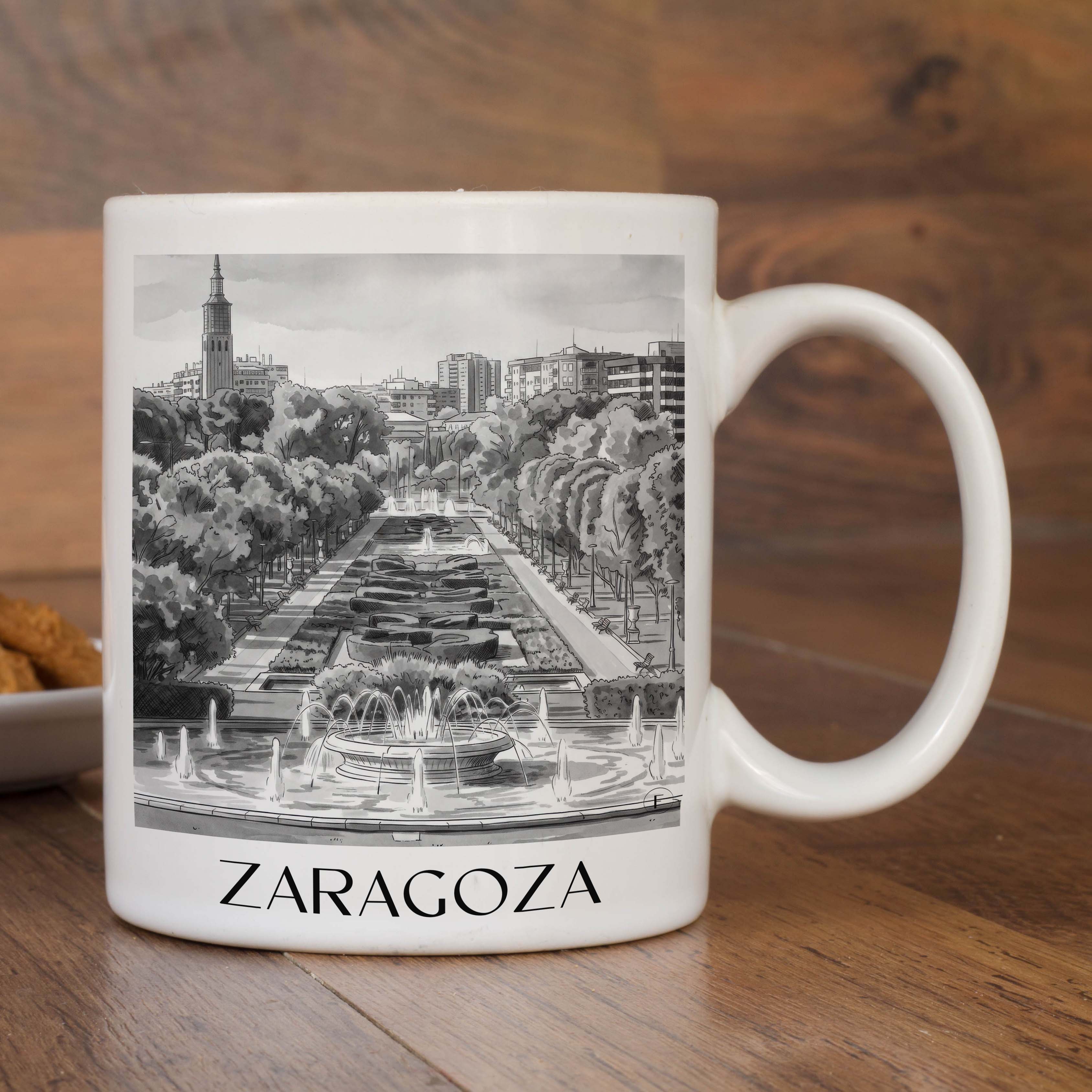 zaragoza-spanien-spanien-und-spanien-kaffeebecher-aquarell-schwarz-weiss