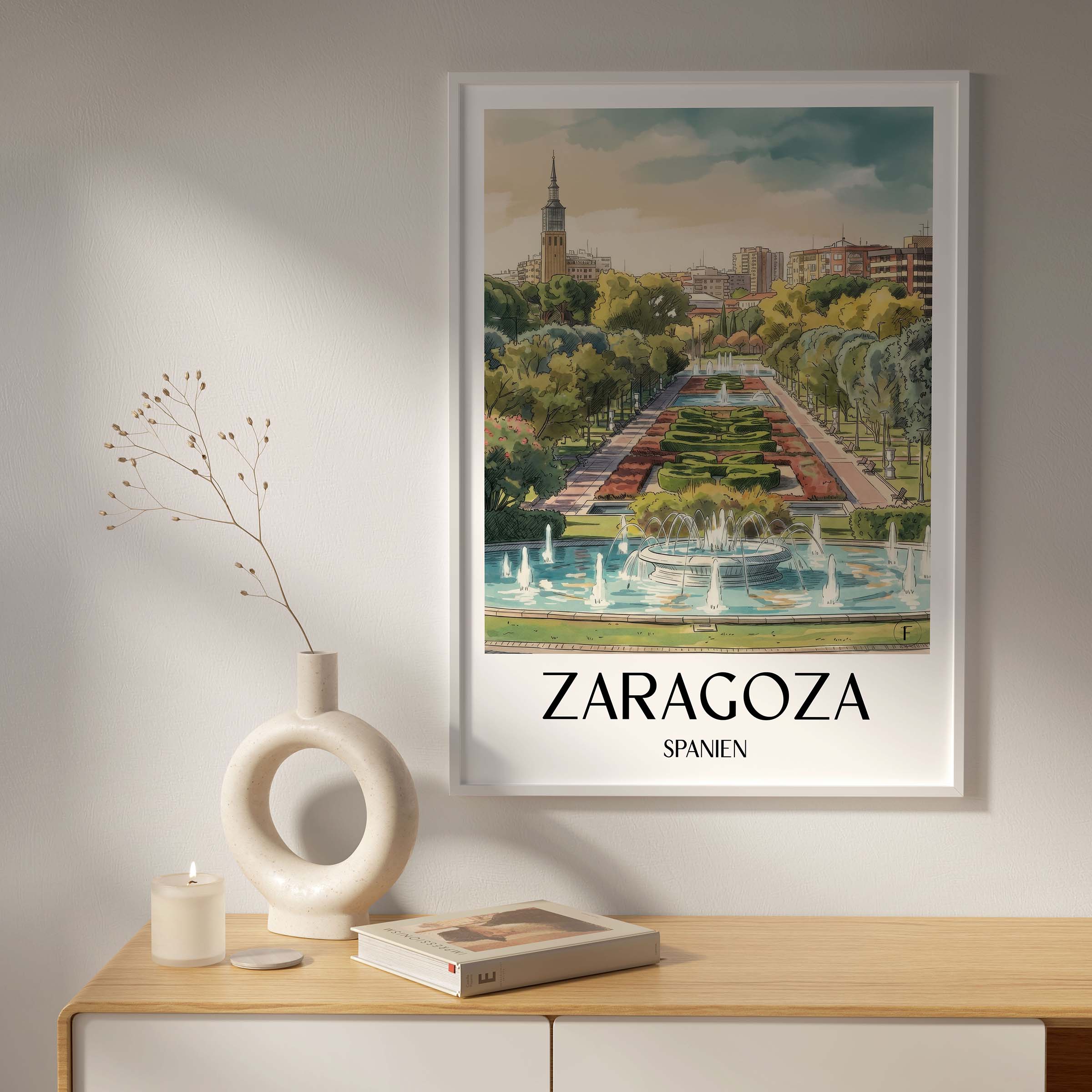 zaragoza-spanien-spanien-poster-aquarell