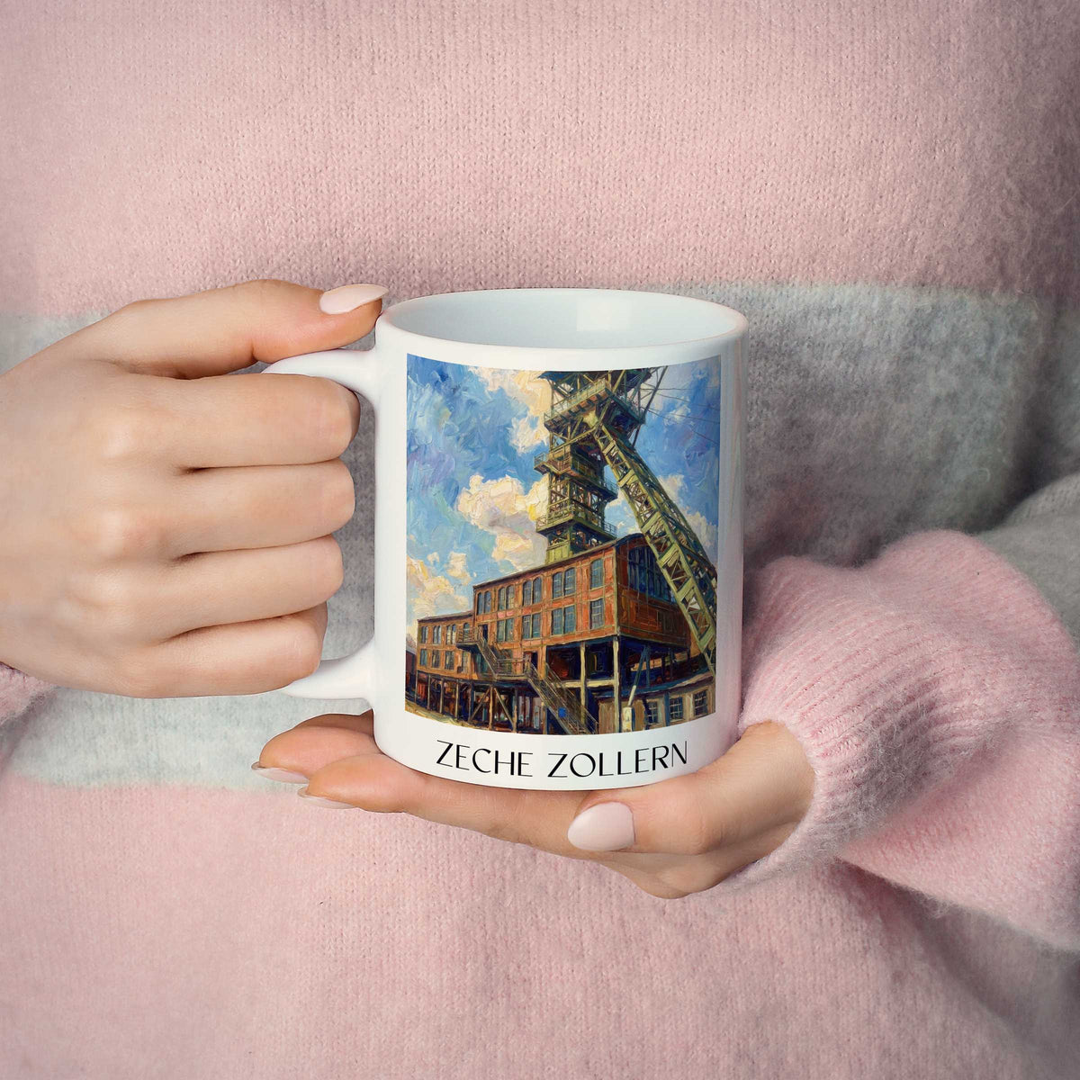 zeche-zollern-dortmund-deutschland-kaffeebecher-oil-painting-oelgemaelde